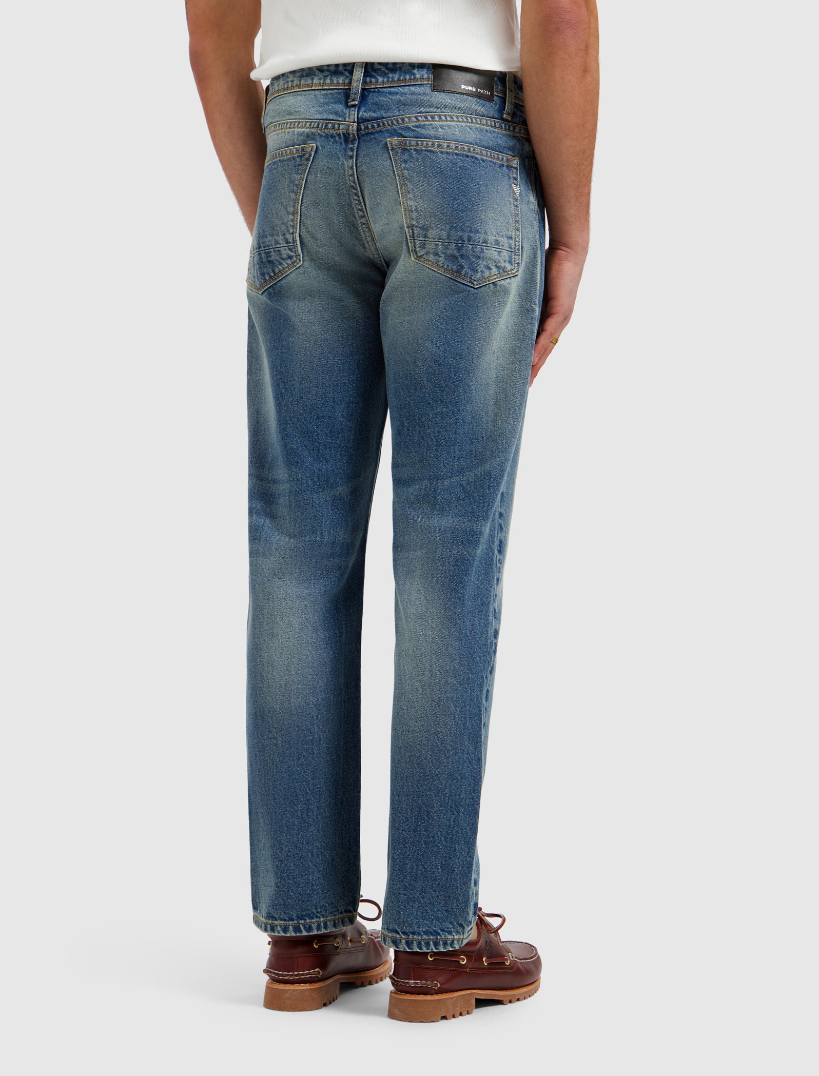 The Eric Regular Fit Jeans | Denim Blue Green