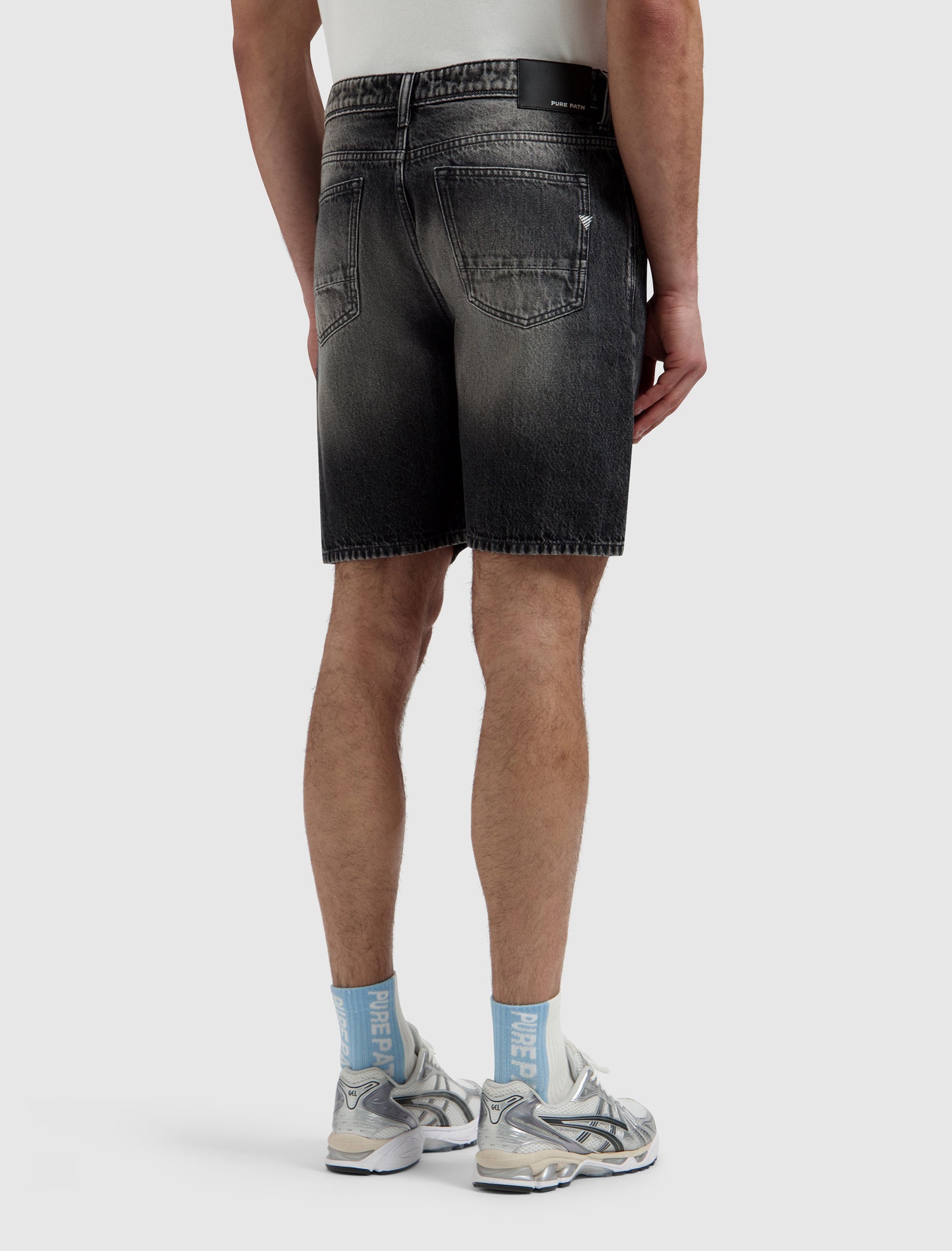 The Owen Regular Fit Short | Denim Dark Grey