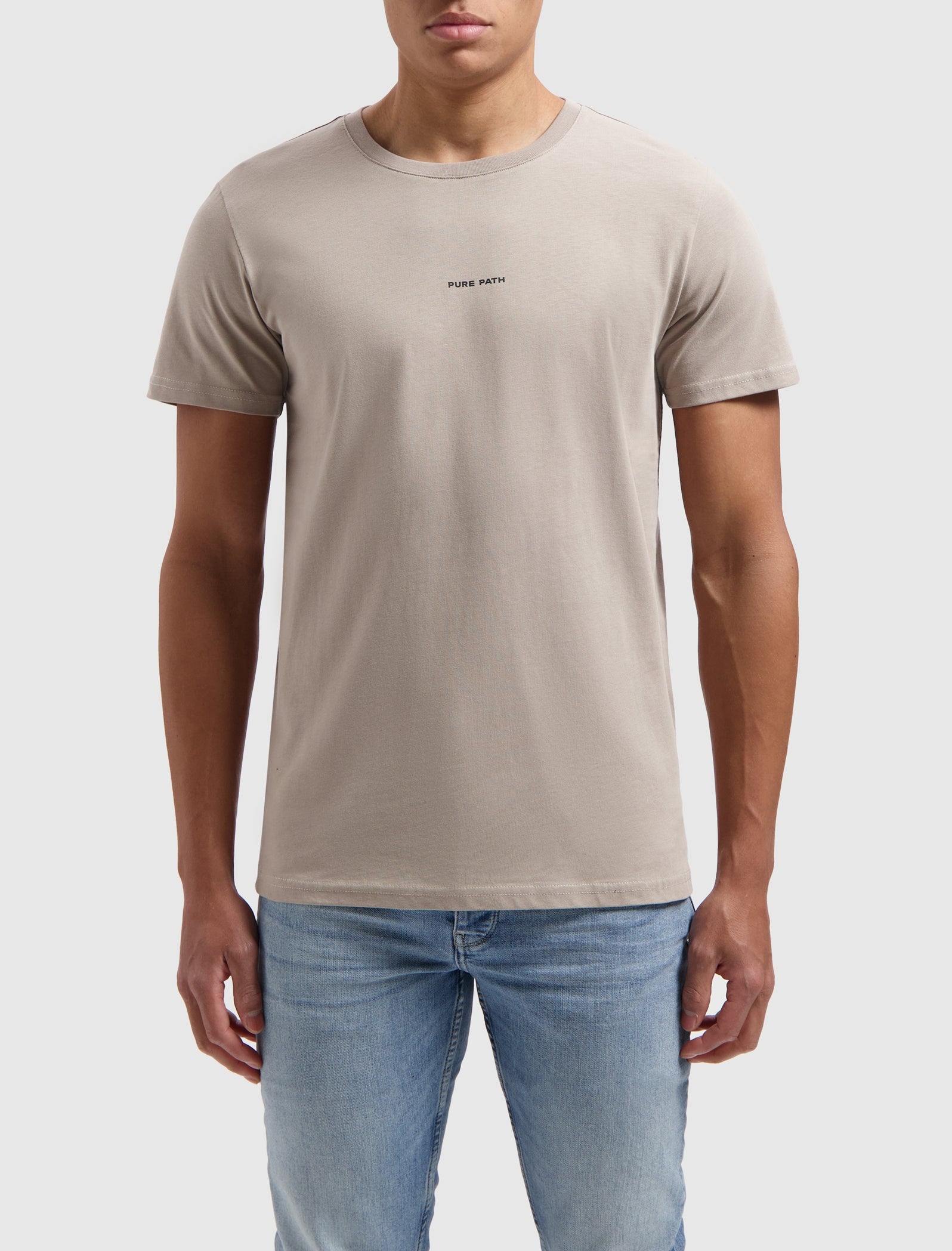 Essential Logo T-shirt | Taupe