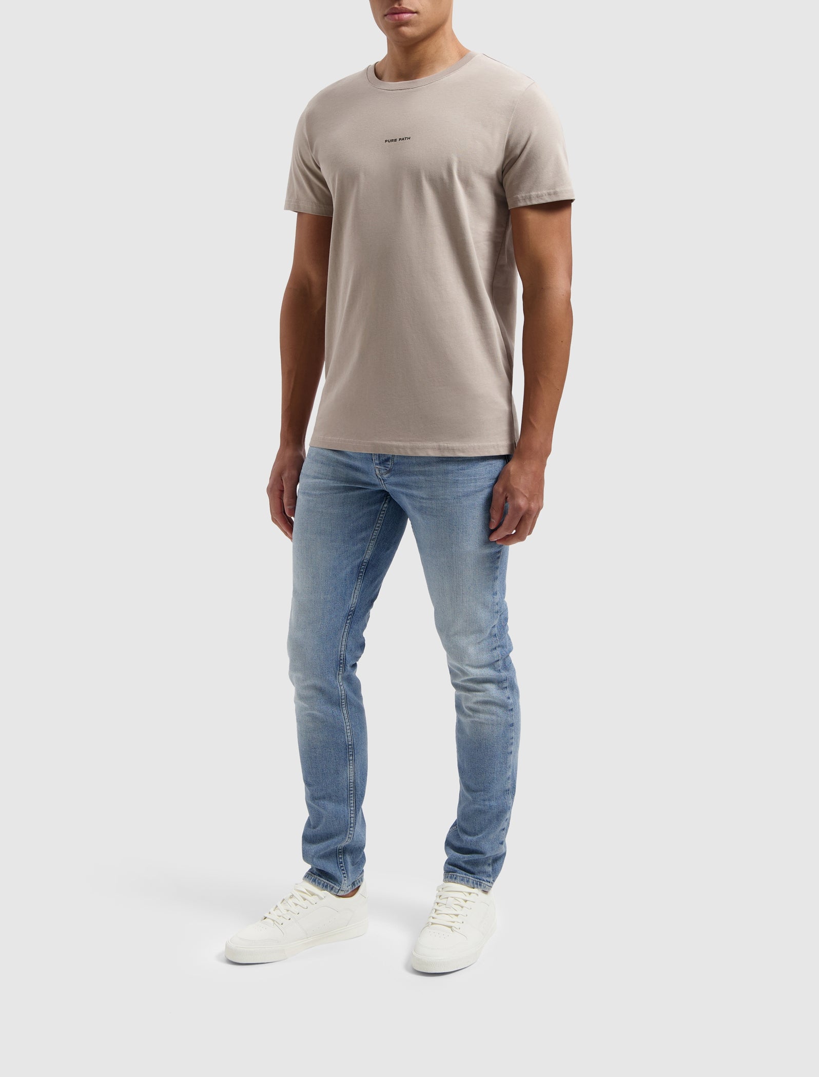 Essential Logo T-shirt | Taupe