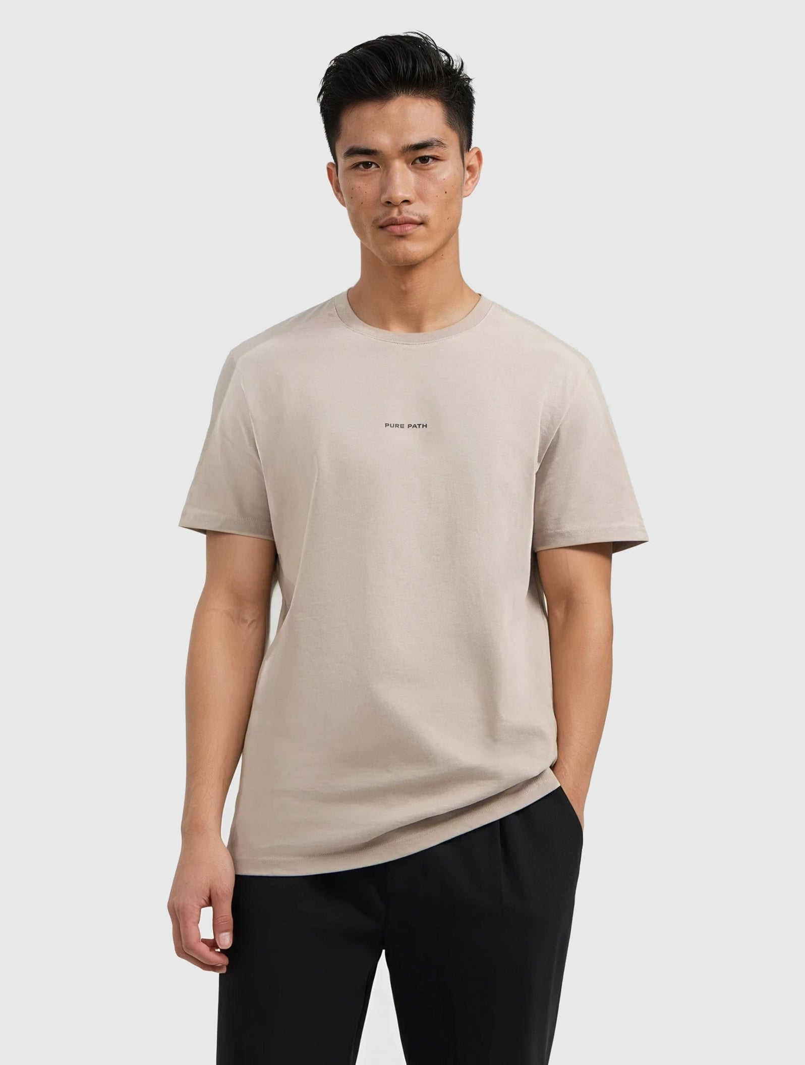 Essential Logo T-shirt | Taupe