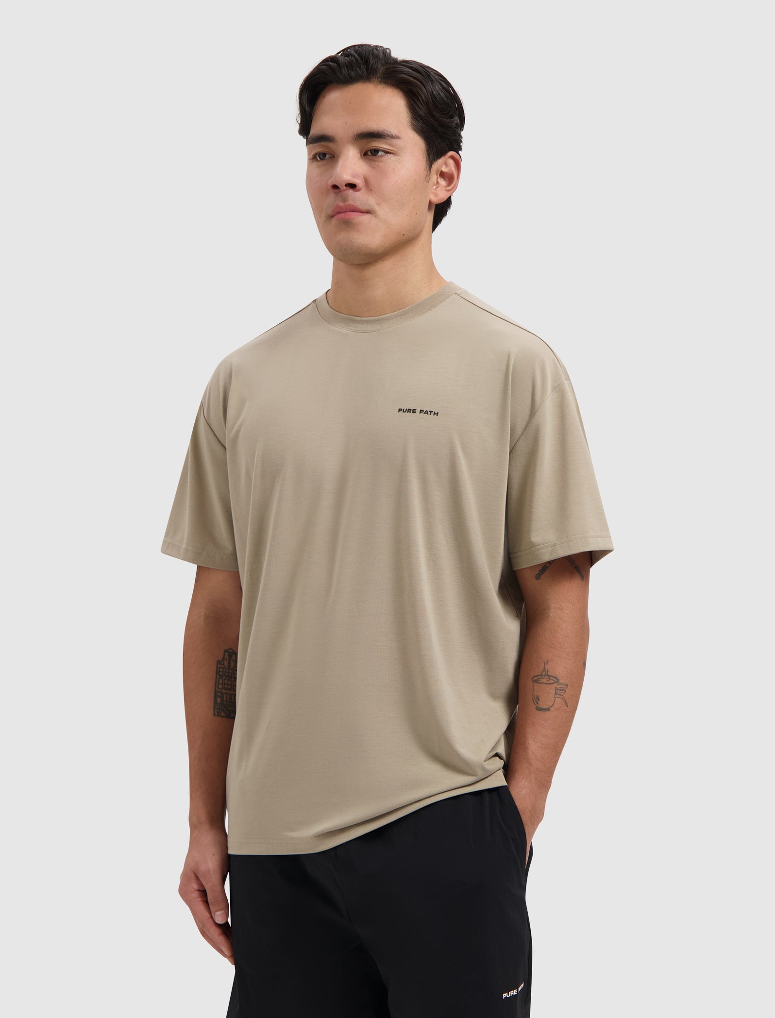 Sports Tee | Taupe