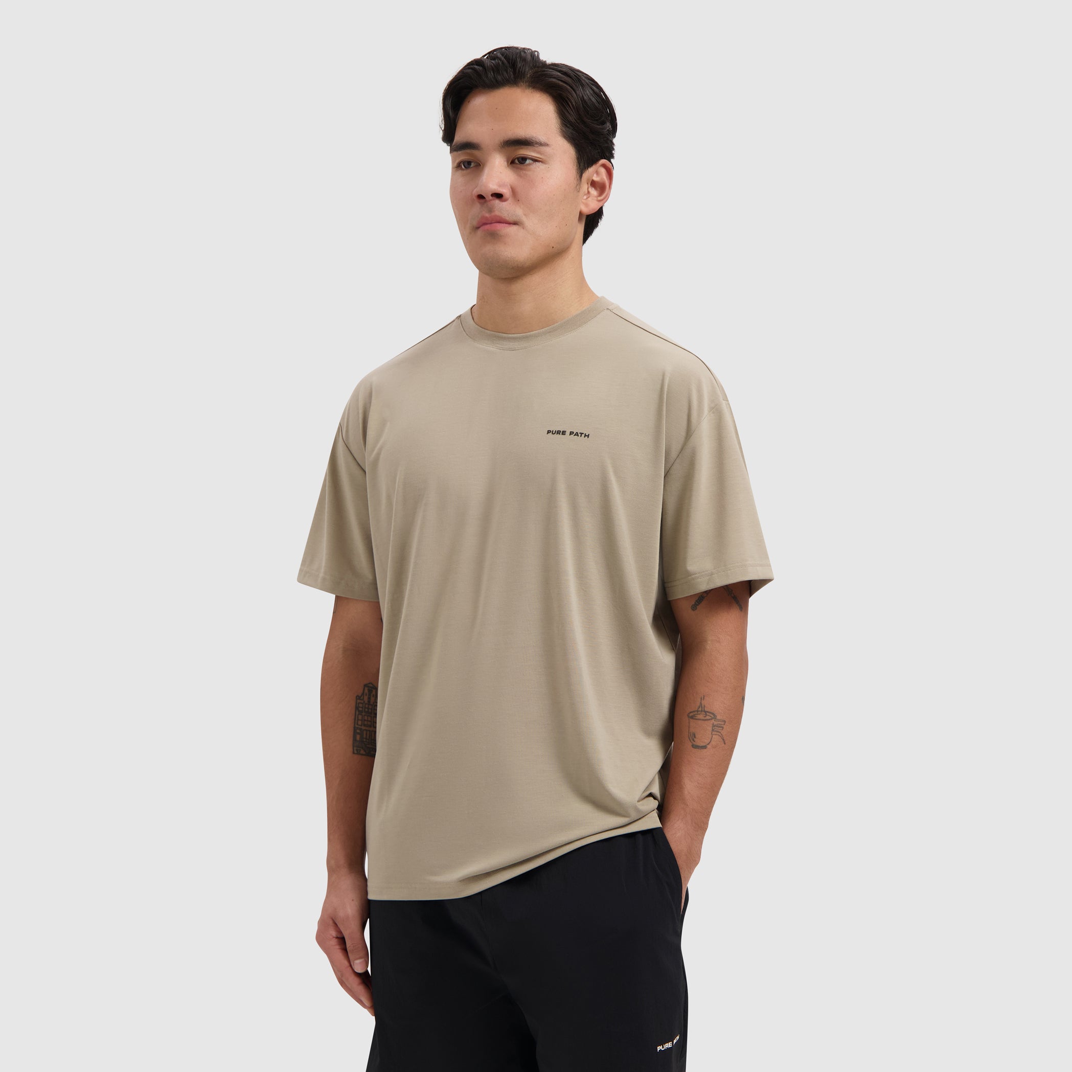 Sports Tee | Taupe