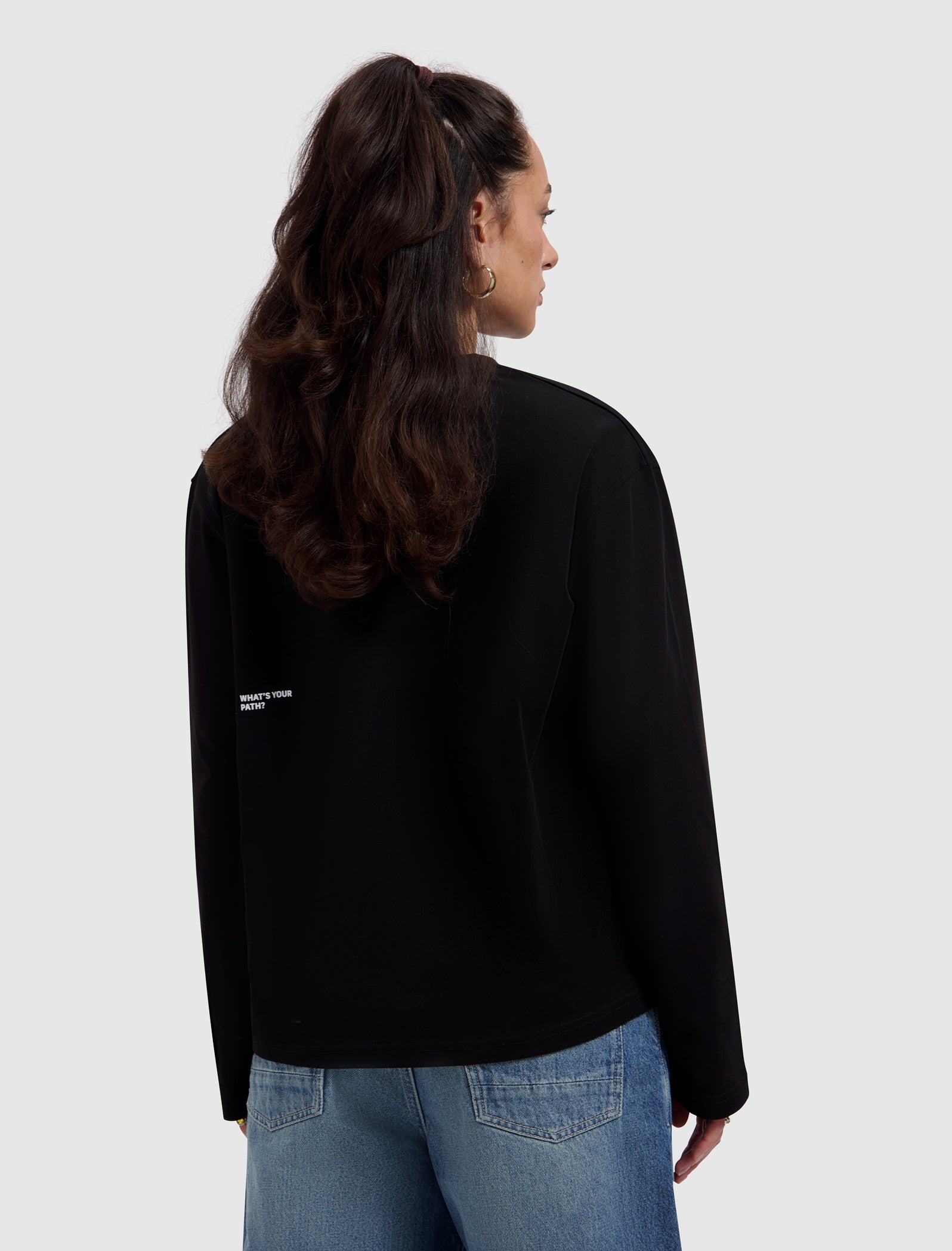 Name Dropping Longsleeve T-shirt | Black