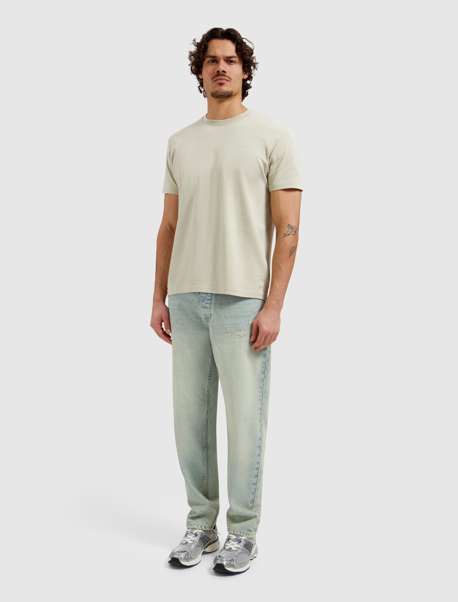 Essential Triangle T-shirt | Sand