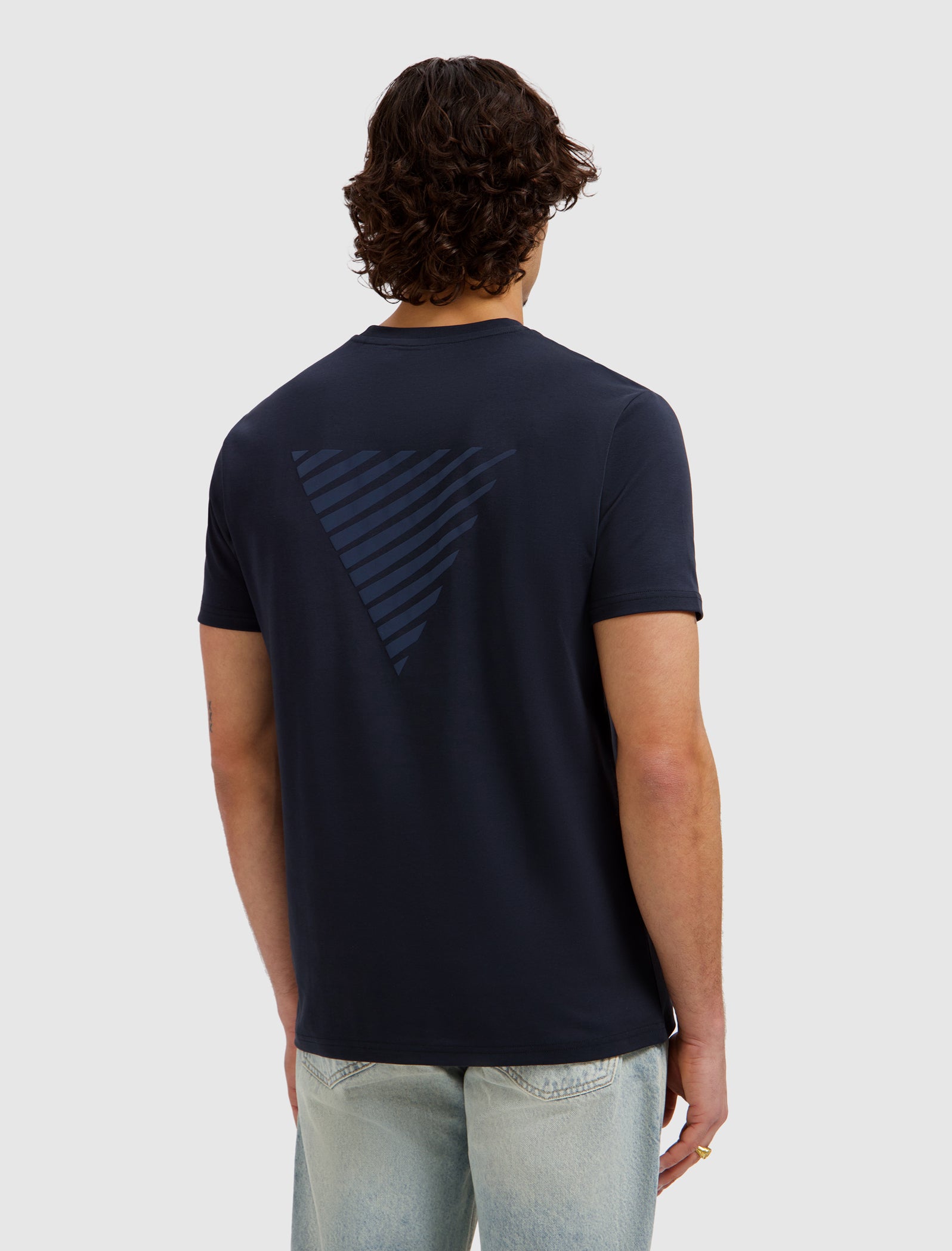 Essential Triangle T-shirt | Dark Navy