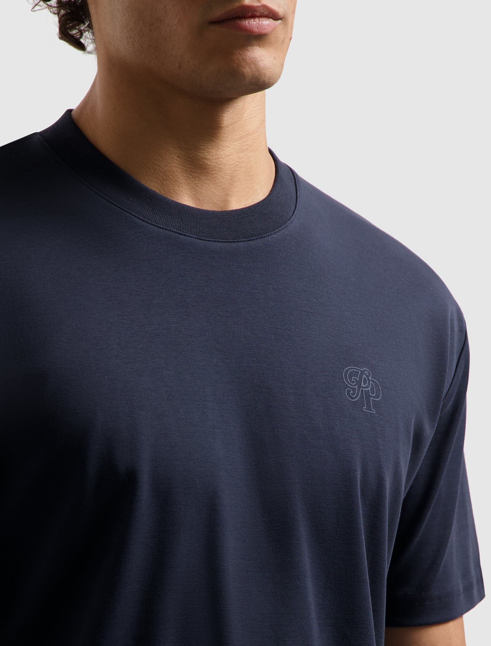 Essential Initials T-shirt | Dark Navy