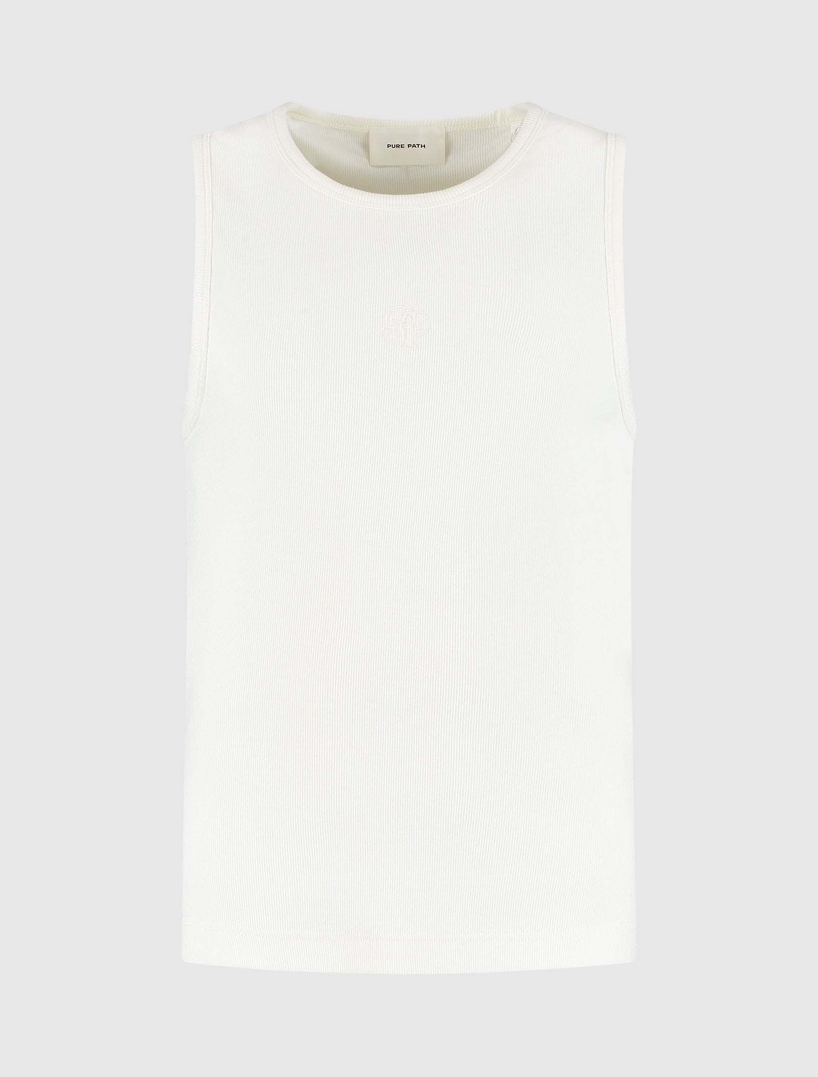 Essential Initials Tanktop | Off White