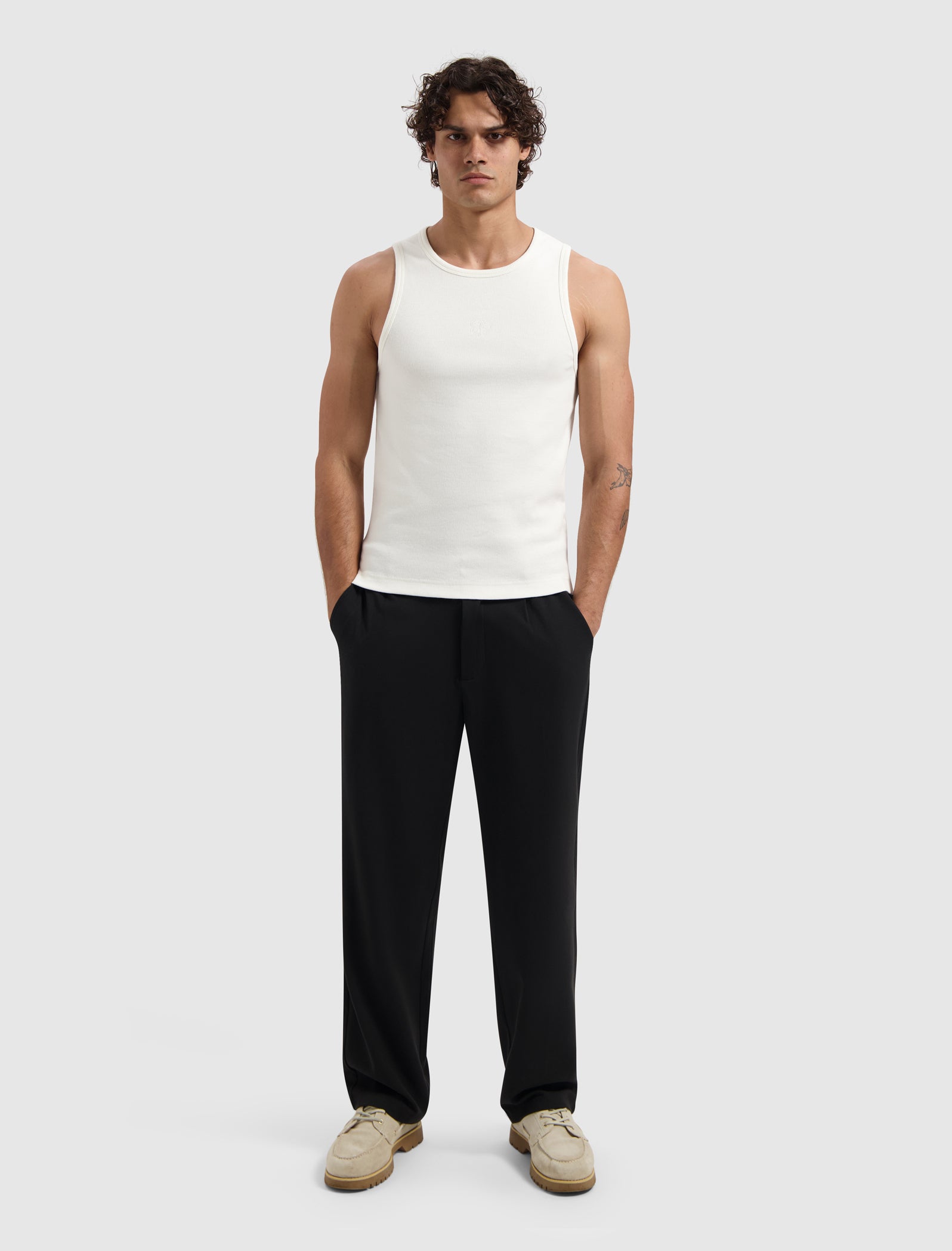 Essential Initials Tanktop | Off White