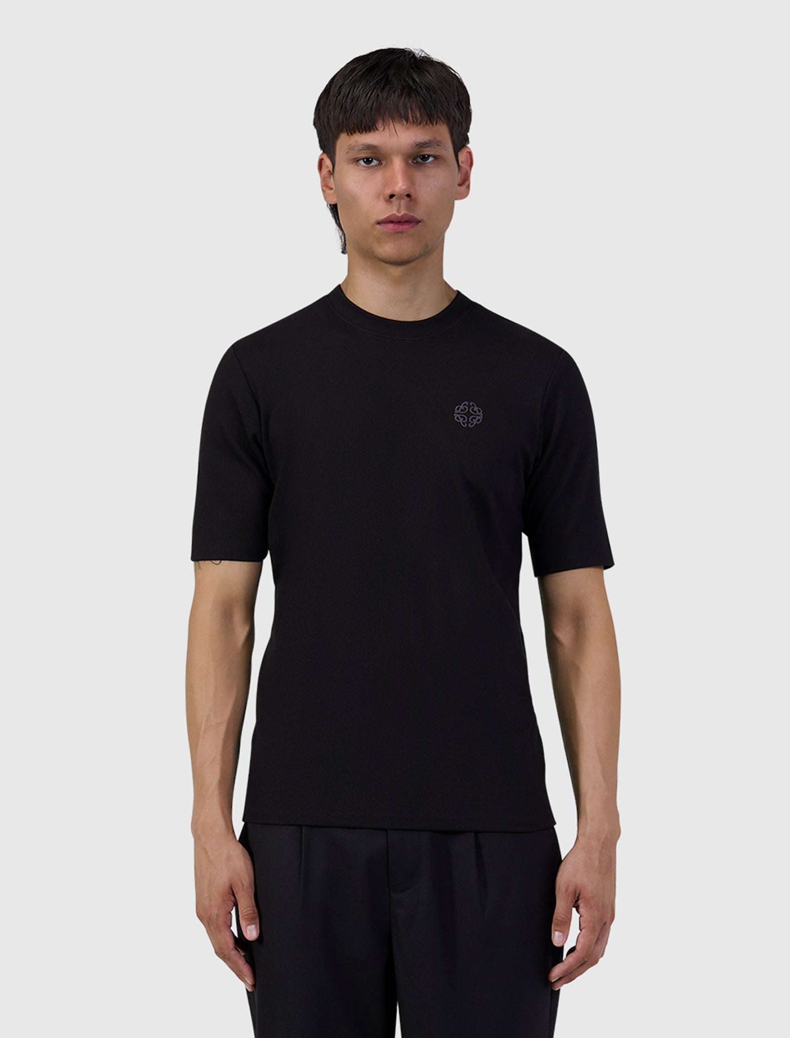 Muscle Rib T-shirt | Black