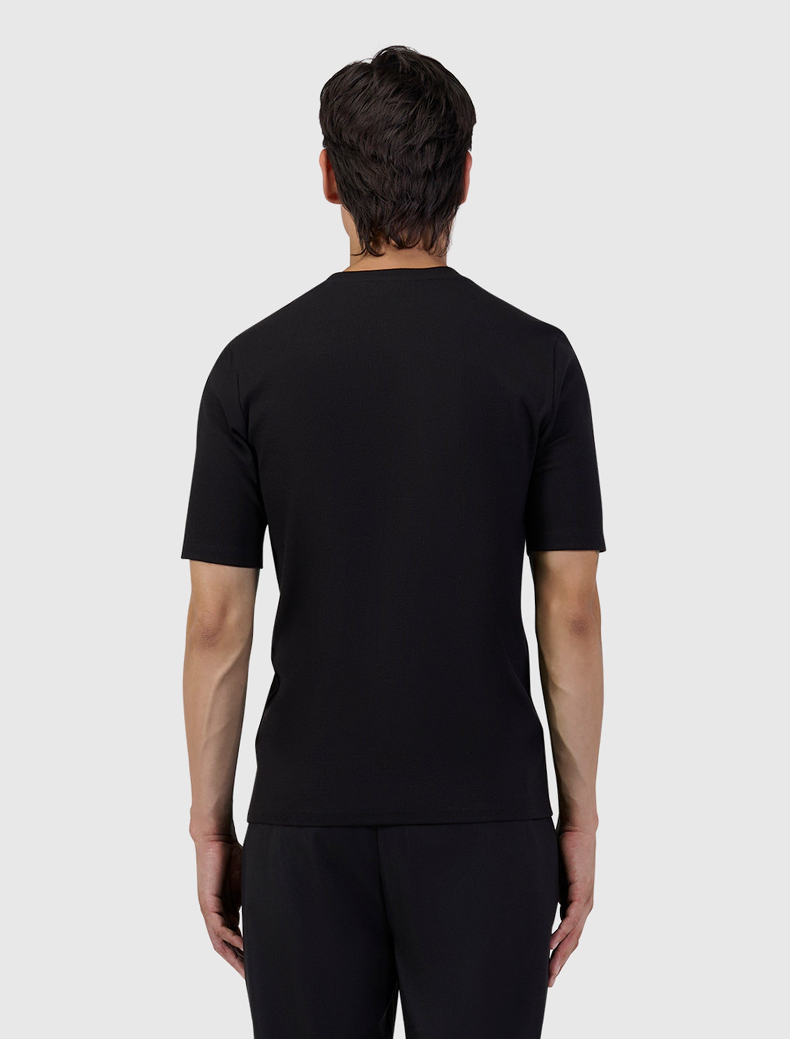 Muscle Rib T-shirt | Black