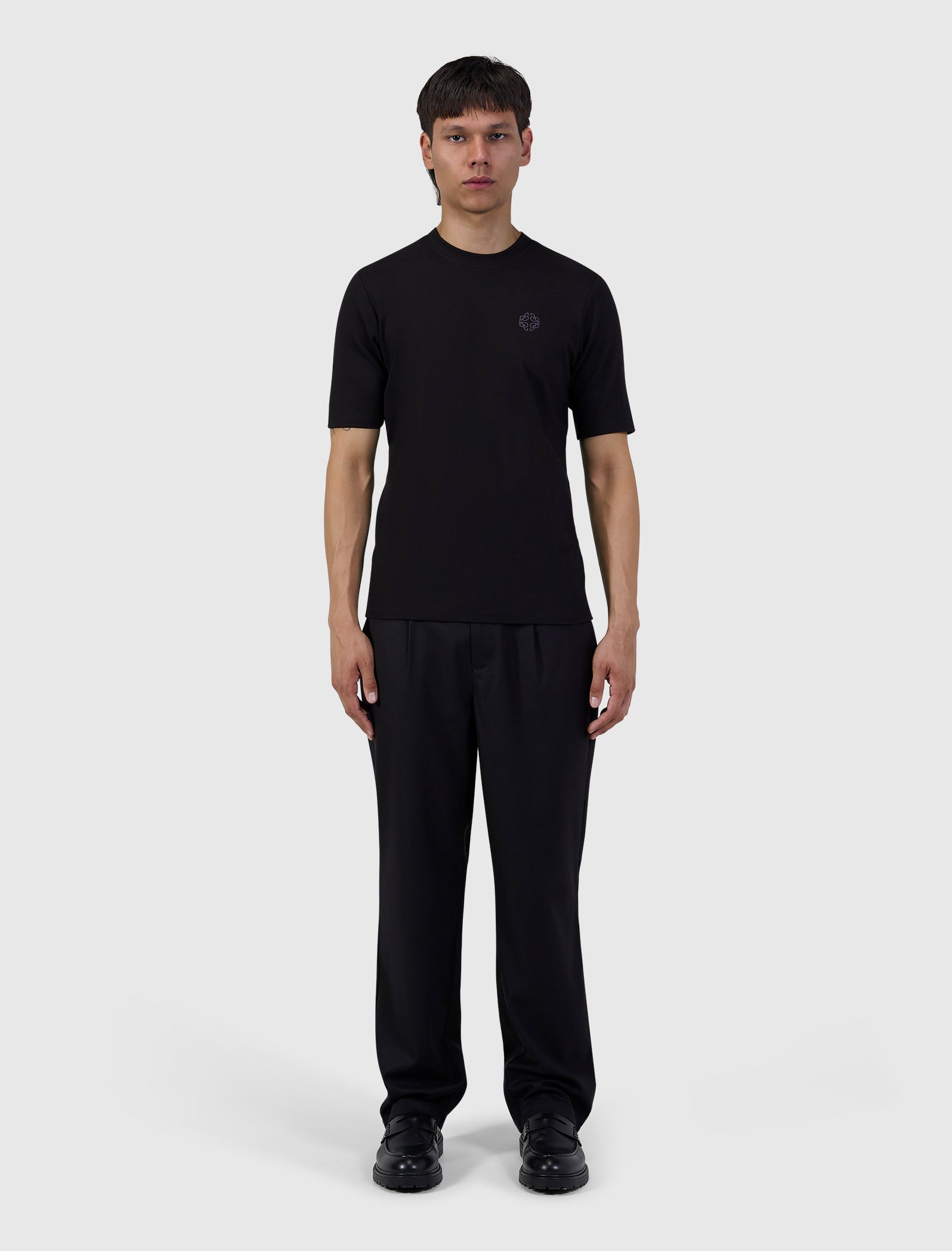 Muscle Rib T-shirt | Black