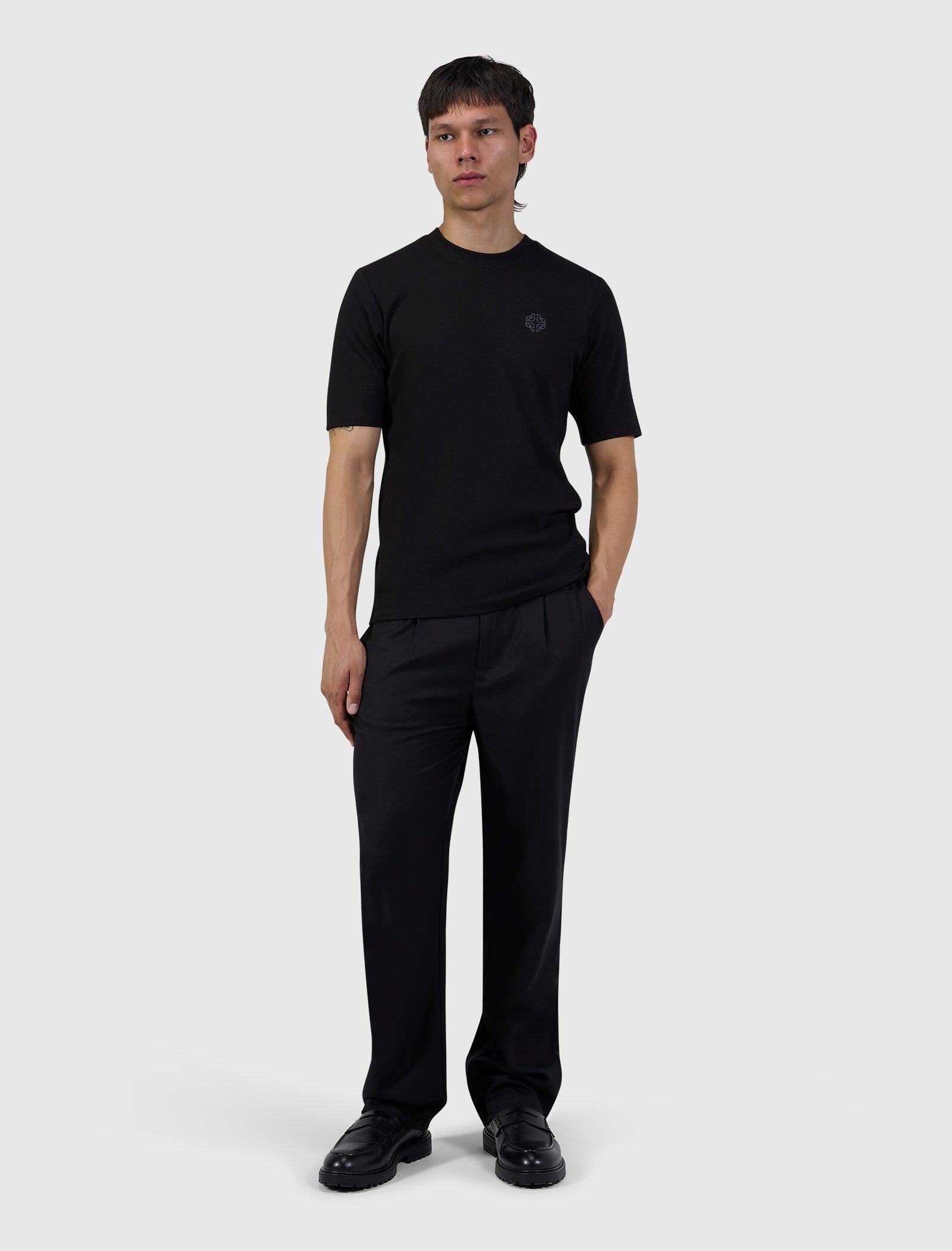Muscle Rib T-shirt | Black