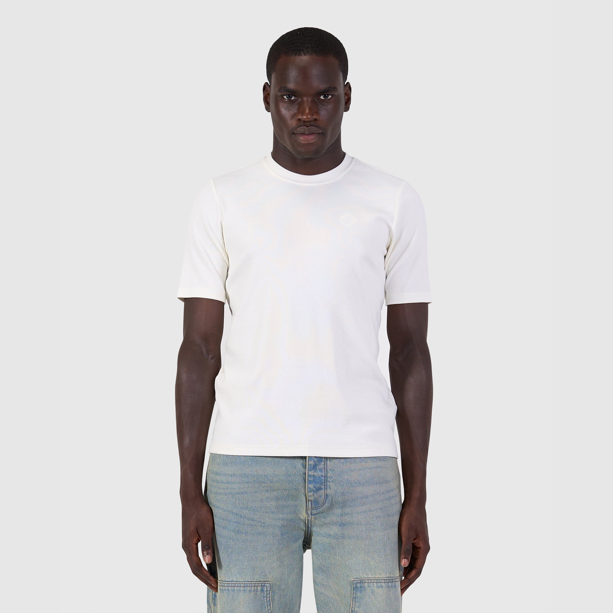 Muscle Rib T-shirt | Off White