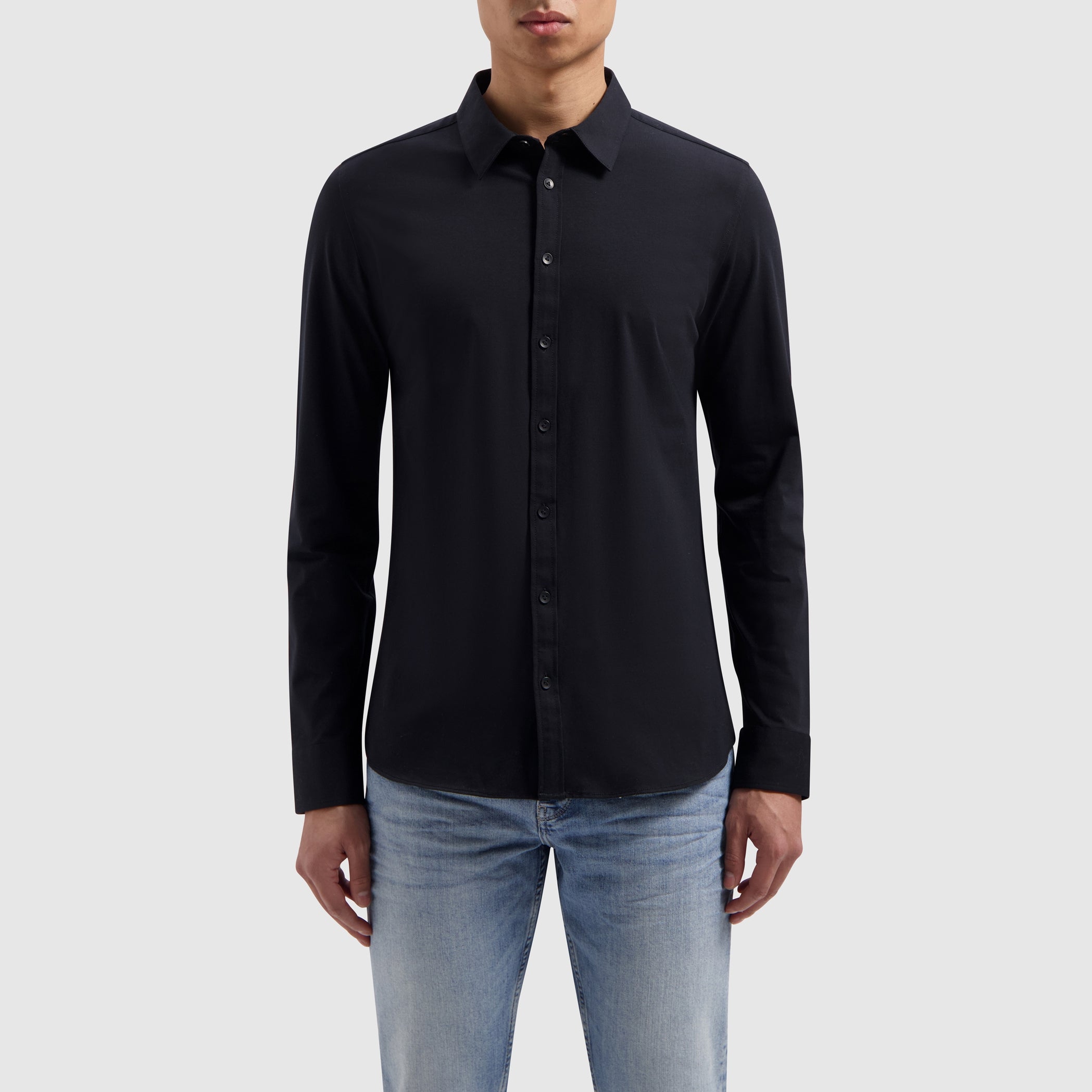 Essential Jersey Shirt | Black