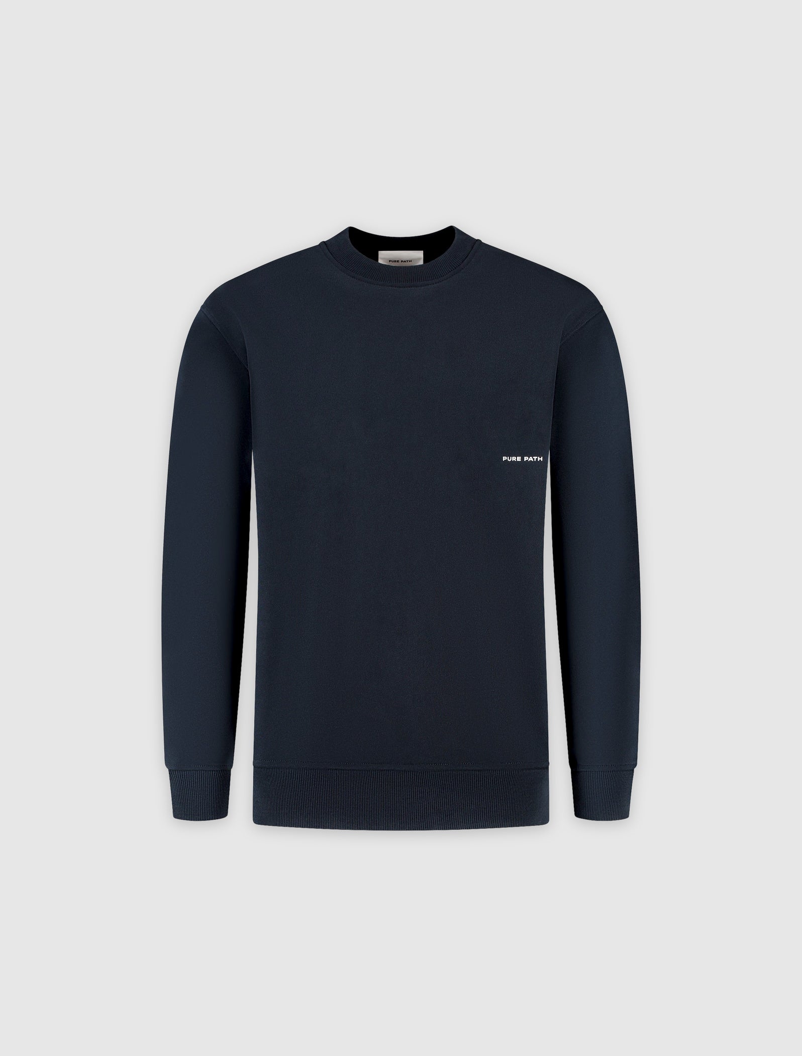 Essential Sideline Wordmark Sweater | Navy