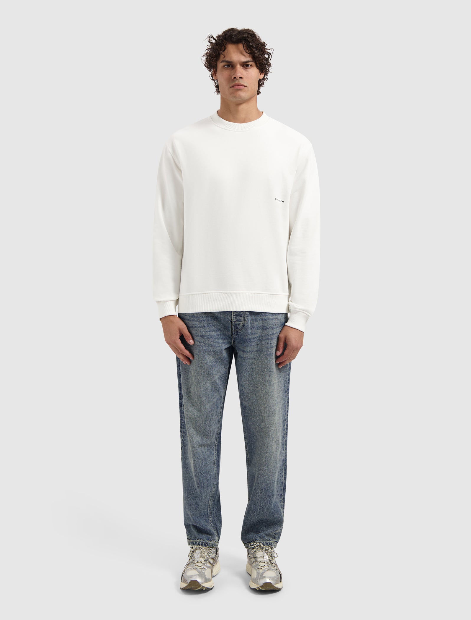 Essential Sideline Wordmark Sweater | Off White