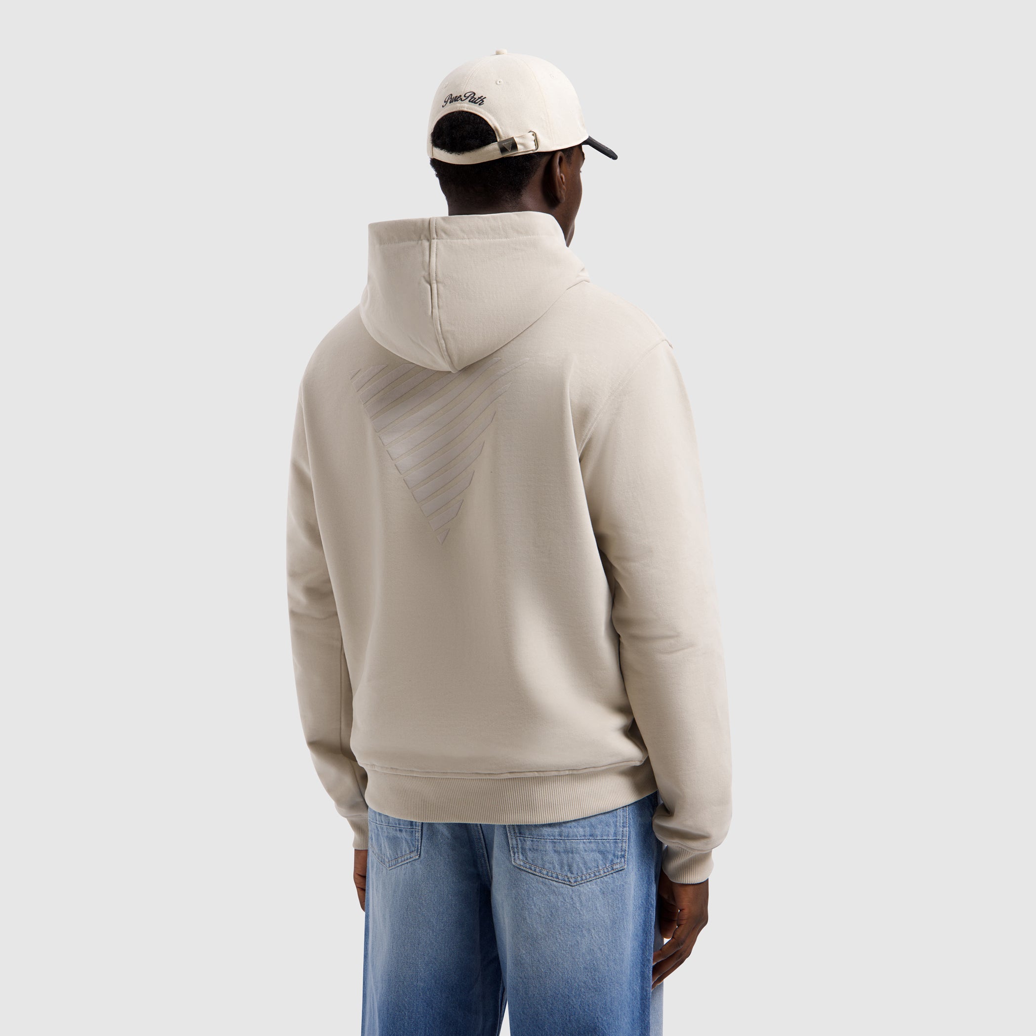 Essential Triangle Hoodie | Sand