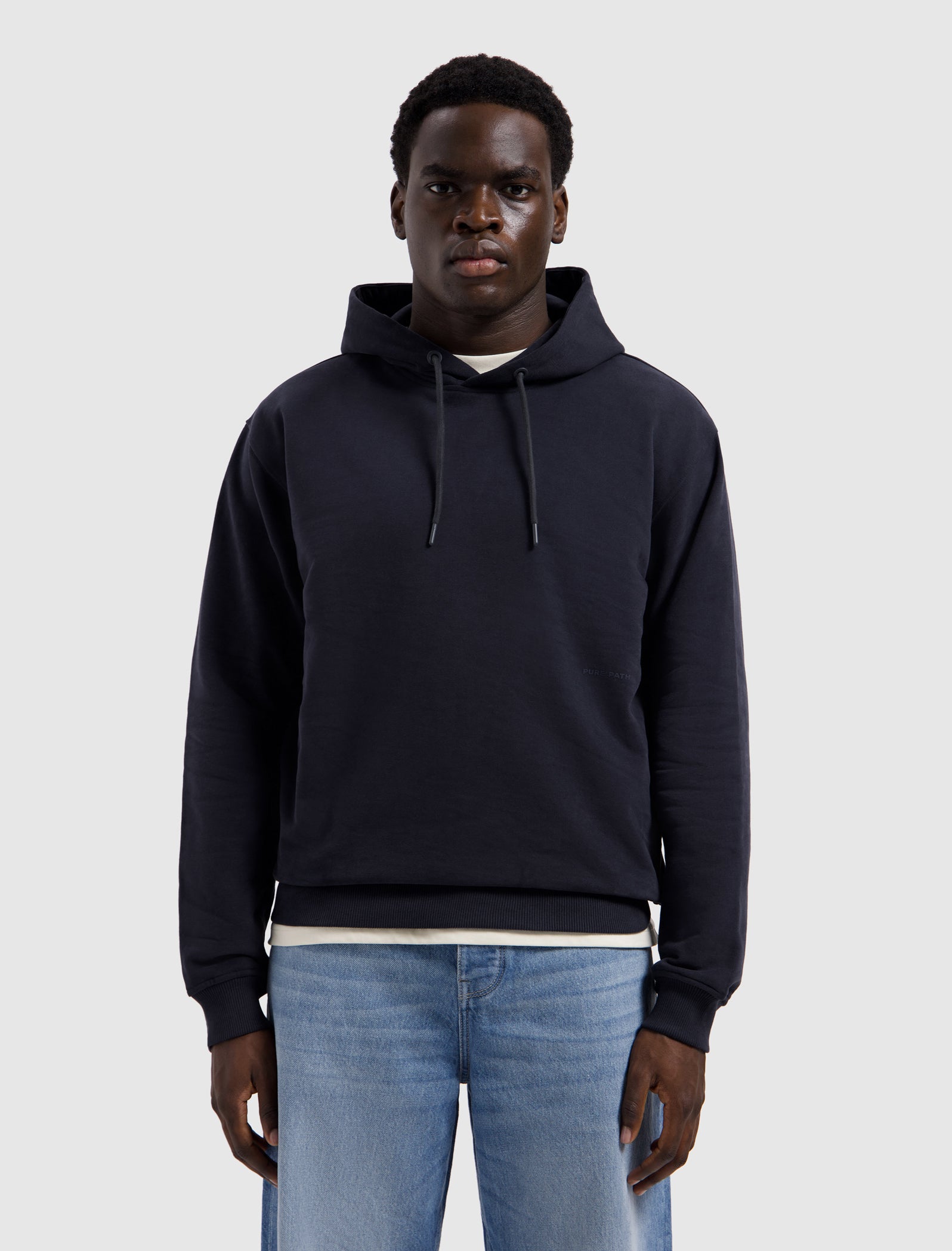 Essential Triangle Hoodie | Dark Navy