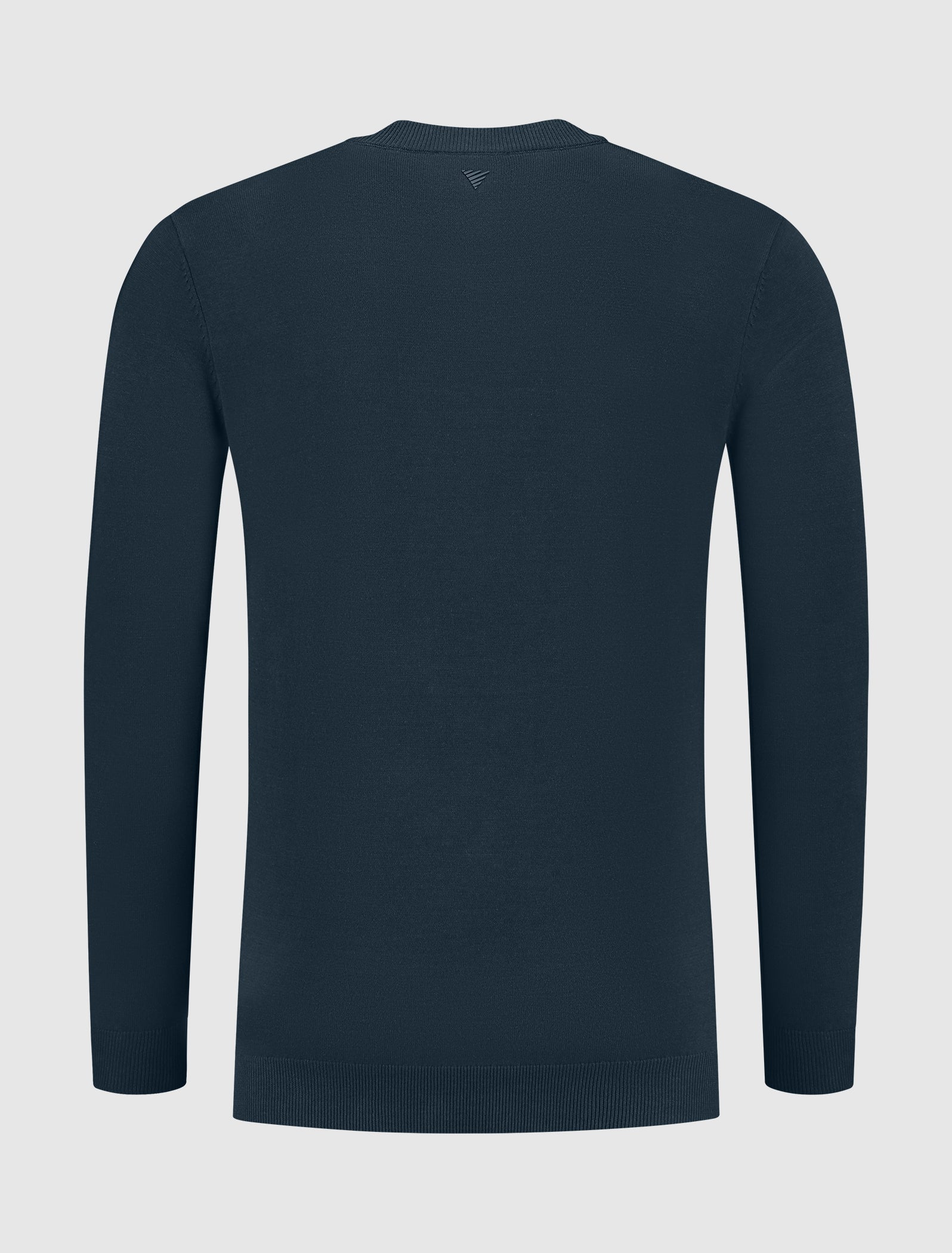 Essential Knitwear Crewneck Sweater | Navy