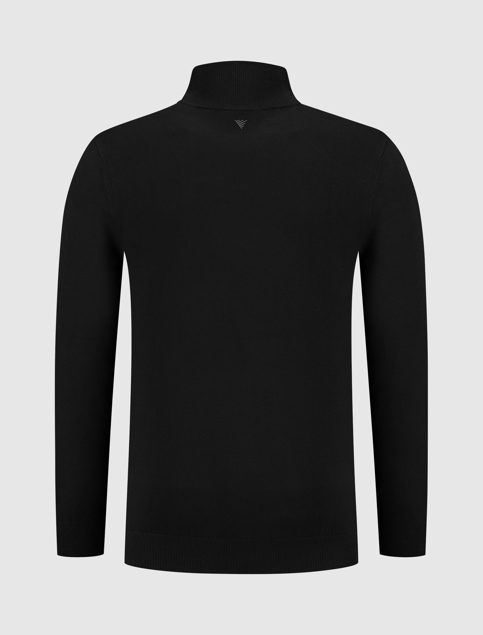 Essential Knit Mockneck Sweater | Black