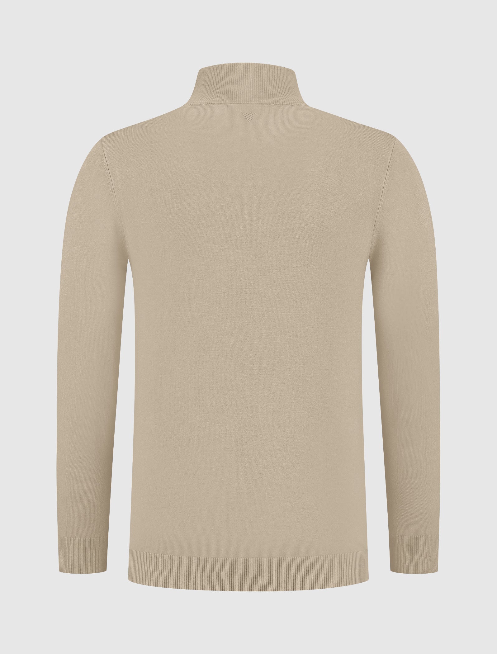 Essential Knit Mockneck Sweater | Taupe