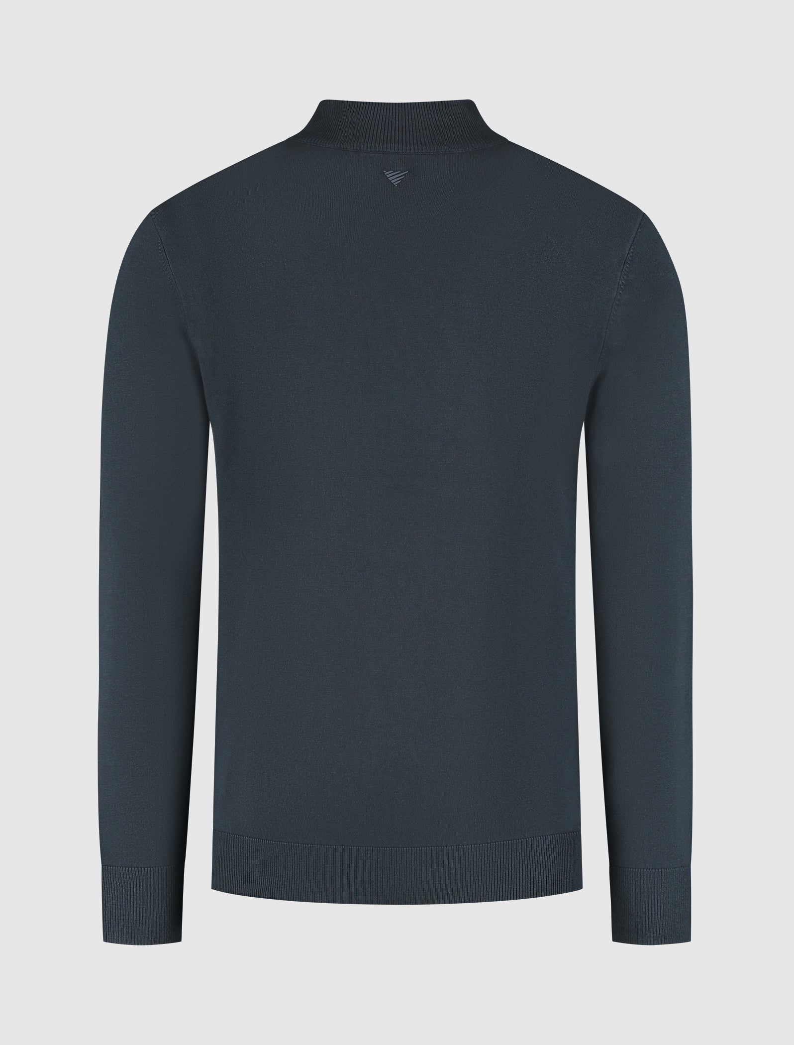 Essential Knit Mockneck Sweater | Dark Navy
