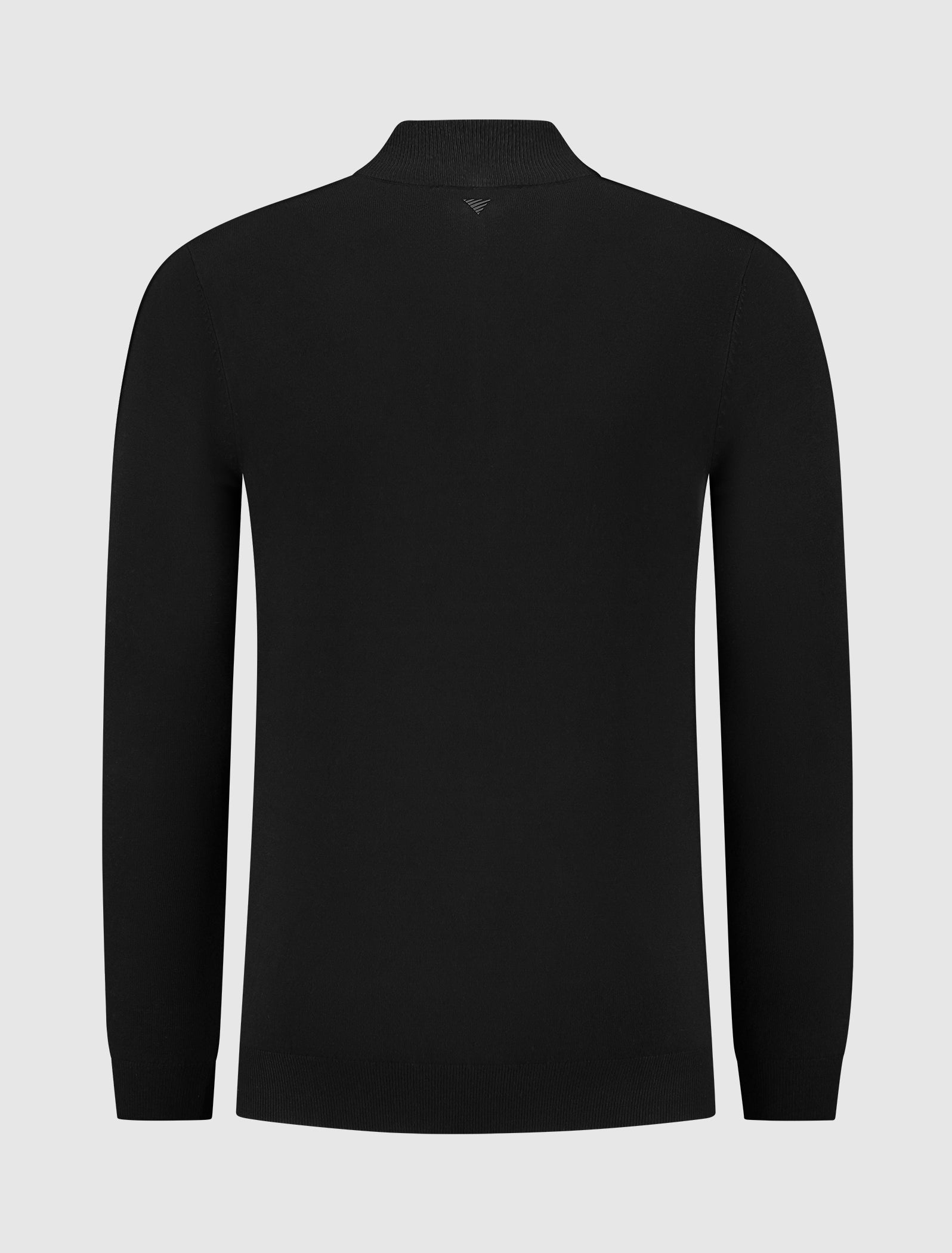 Essential Knit Half-zip Sweater | Black