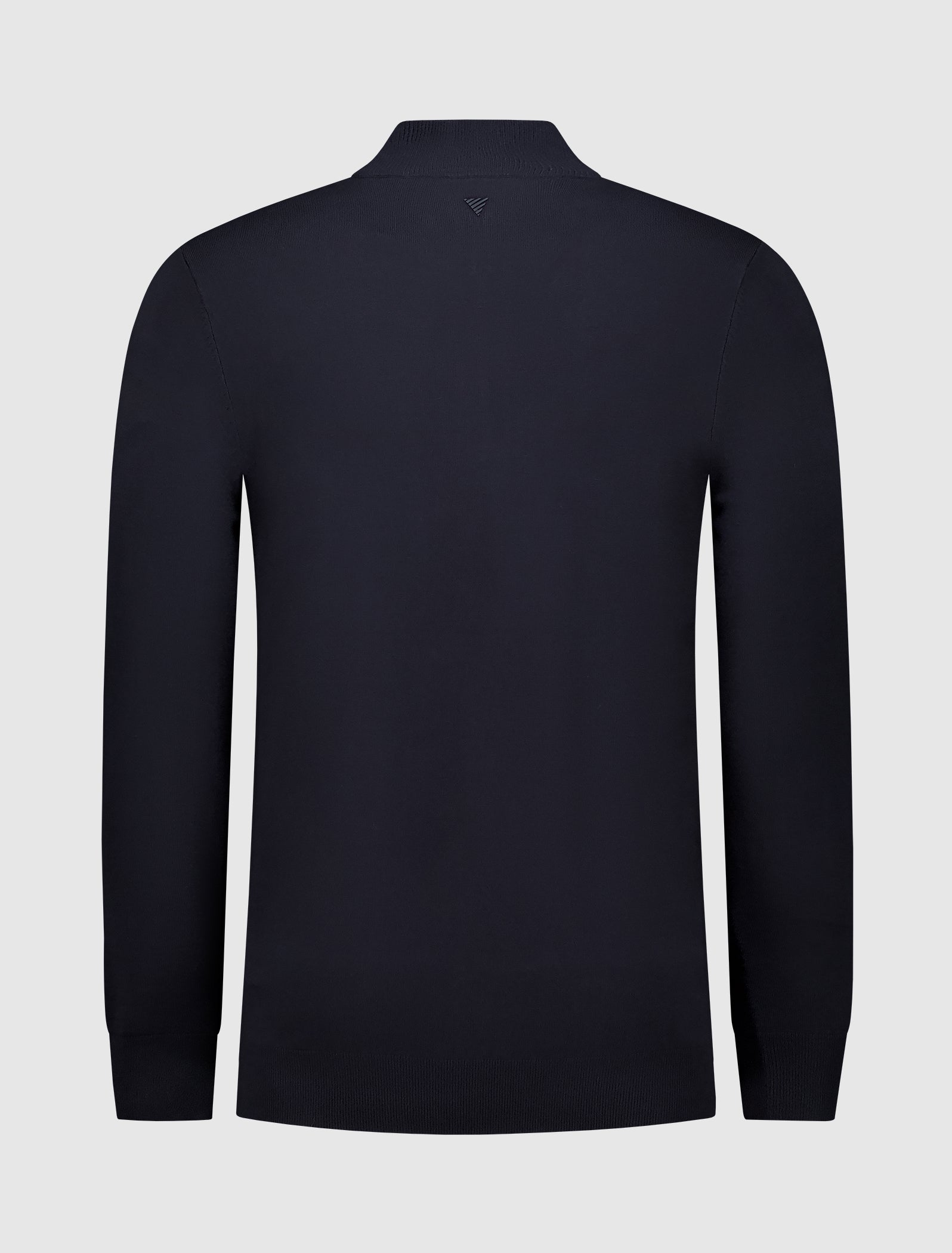 Essential Knit Half-zip Sweater | Dark Navy