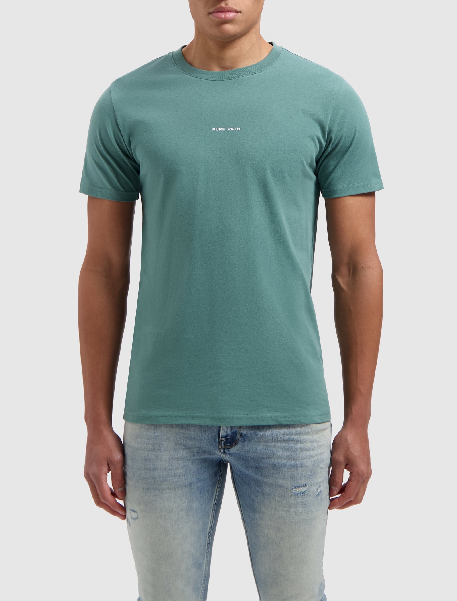 Essential Logo T-shirt | Faded Green
