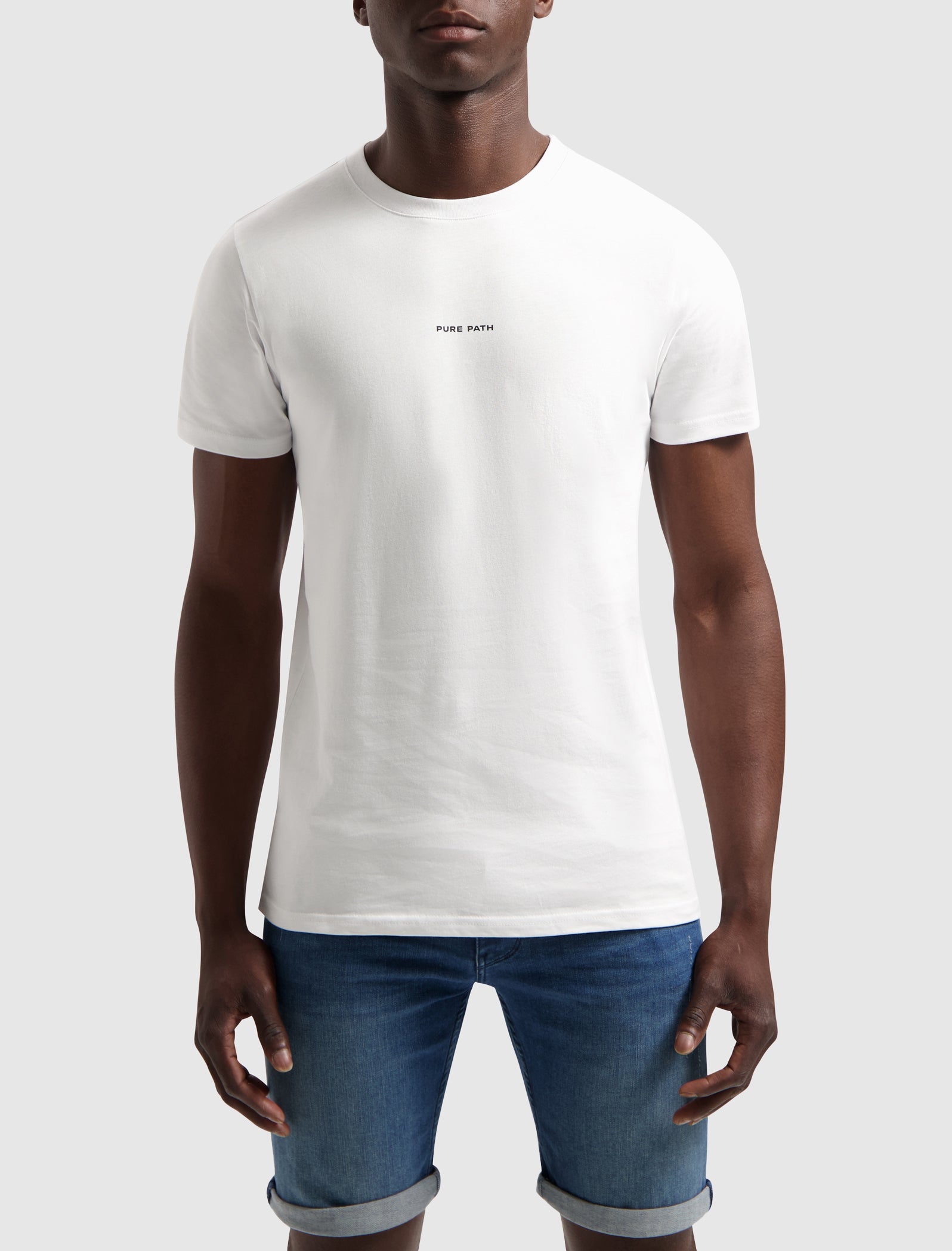 Triangle Orange Branch T-shirt | White