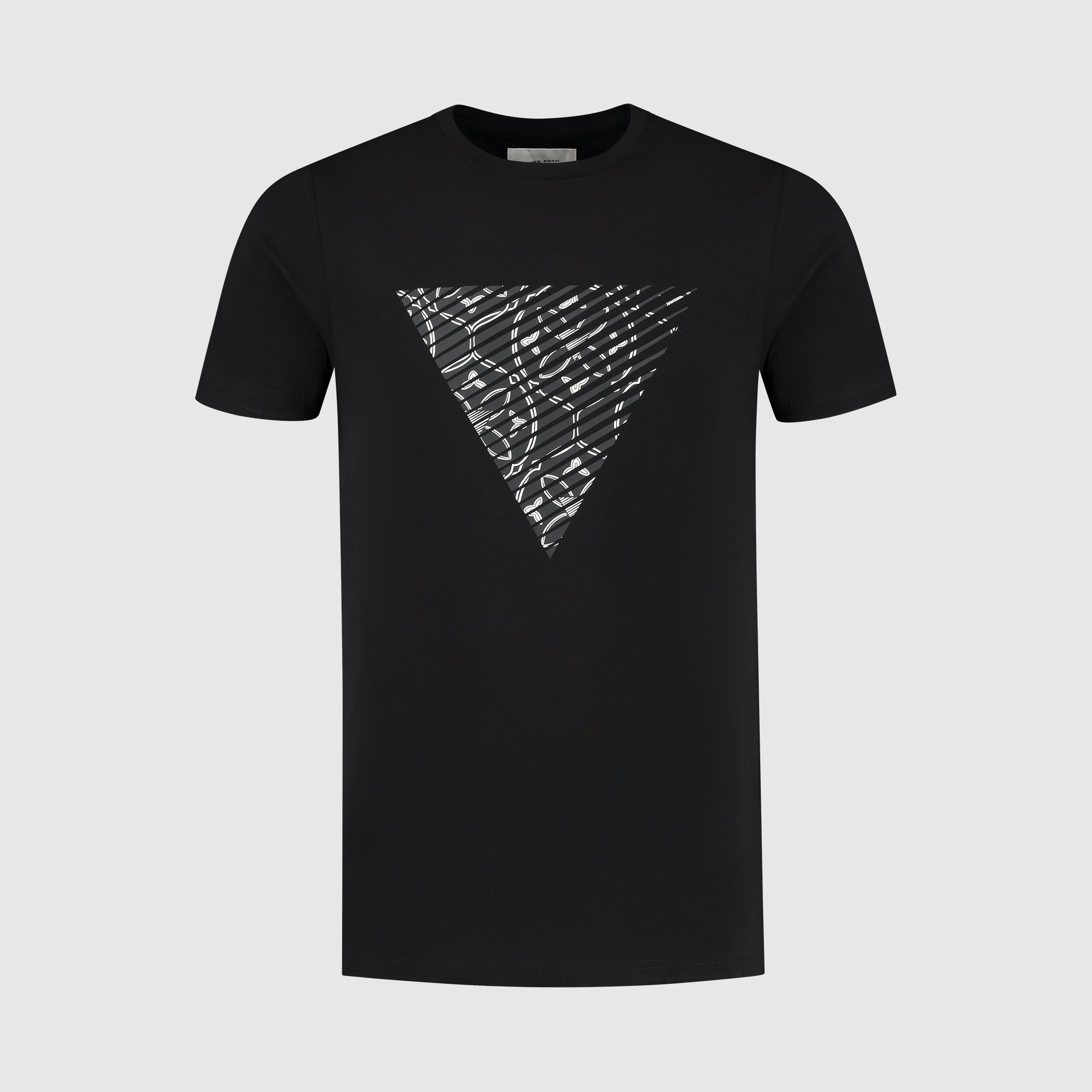 Monogram Triangle T-shirt | Black