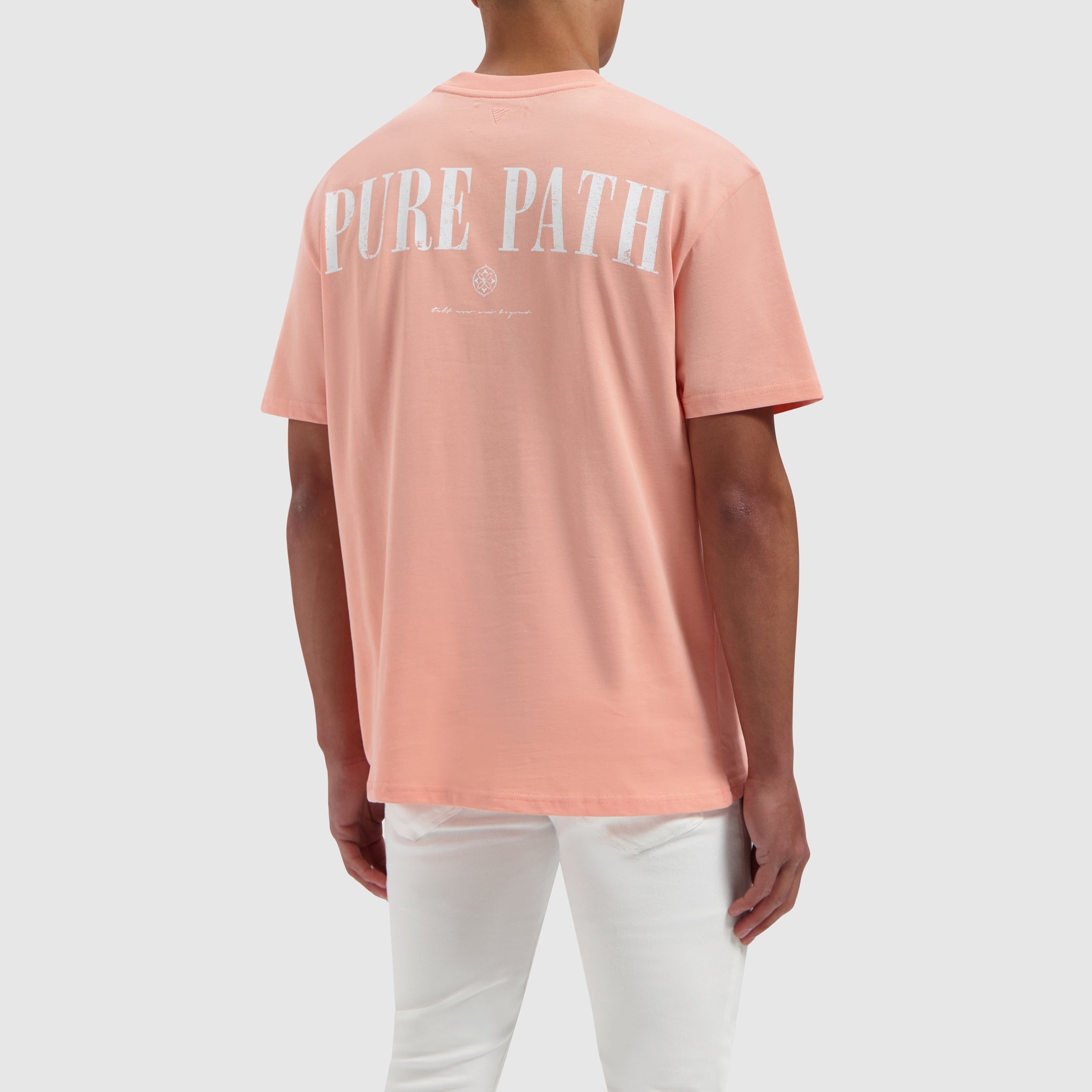 Vintage Back Print T-shirt | Coral