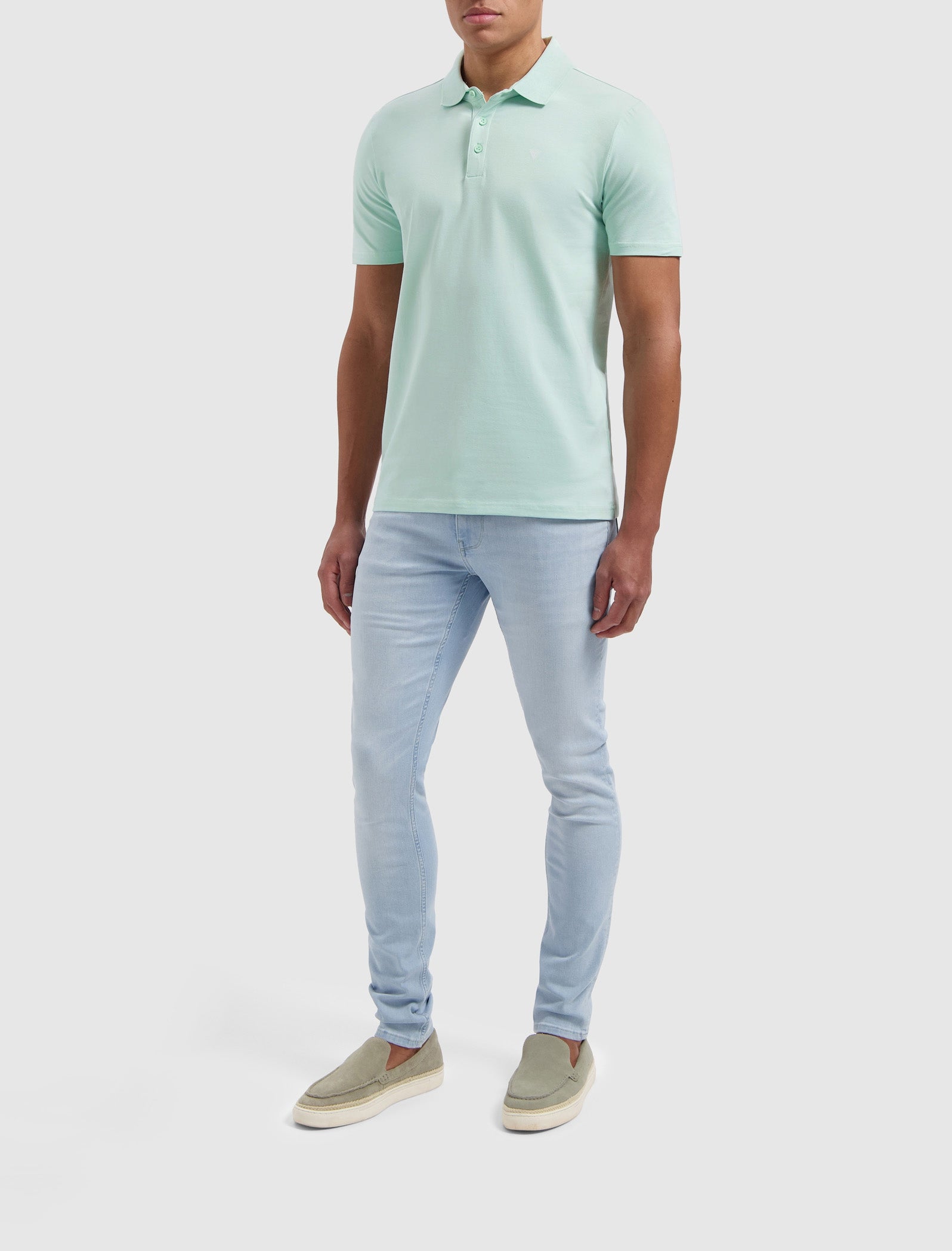 Essential Triangle Polo | Mint