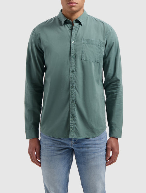 Garment Dye Shirt | Faded Green