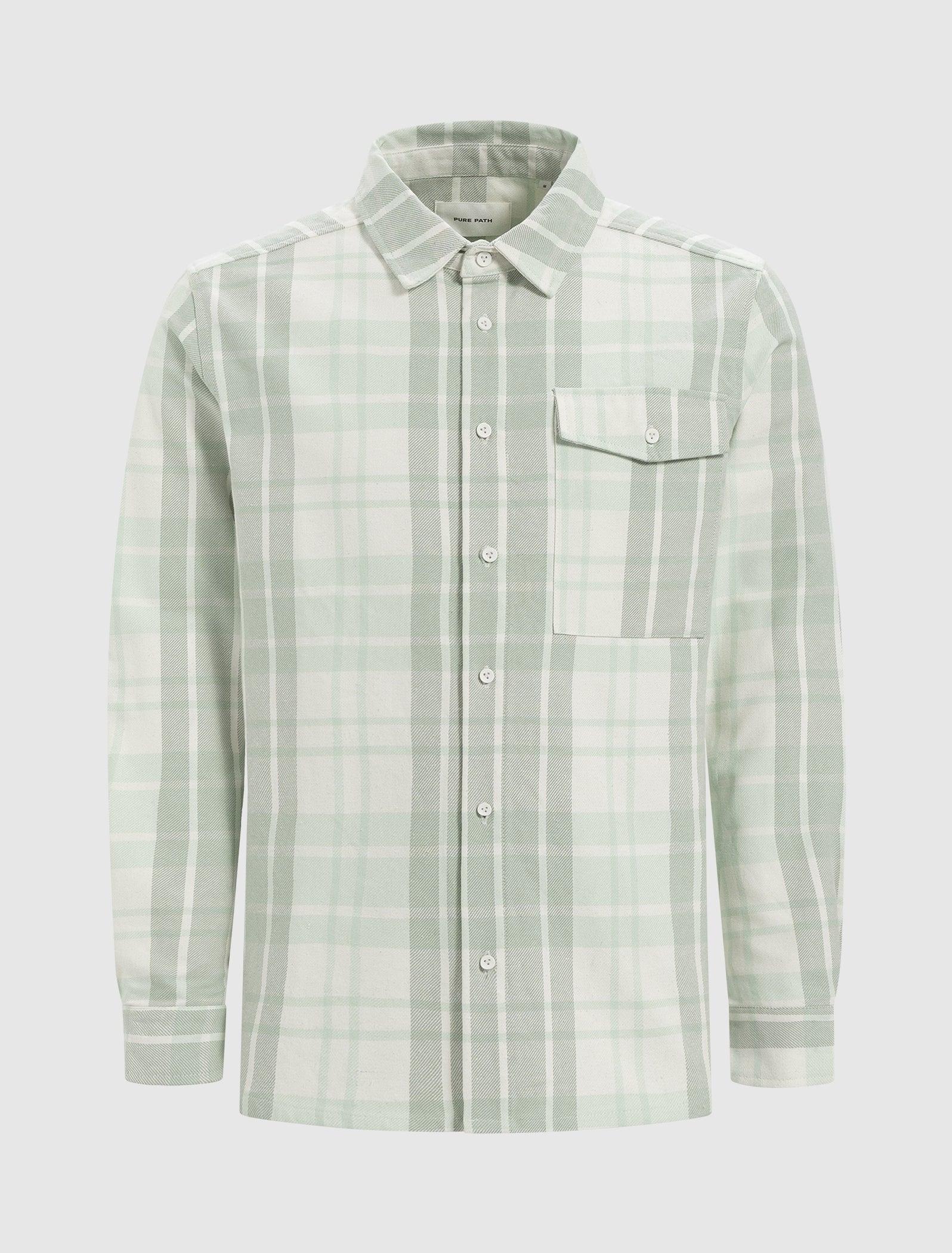Checked Flannel Shirt | Mint
