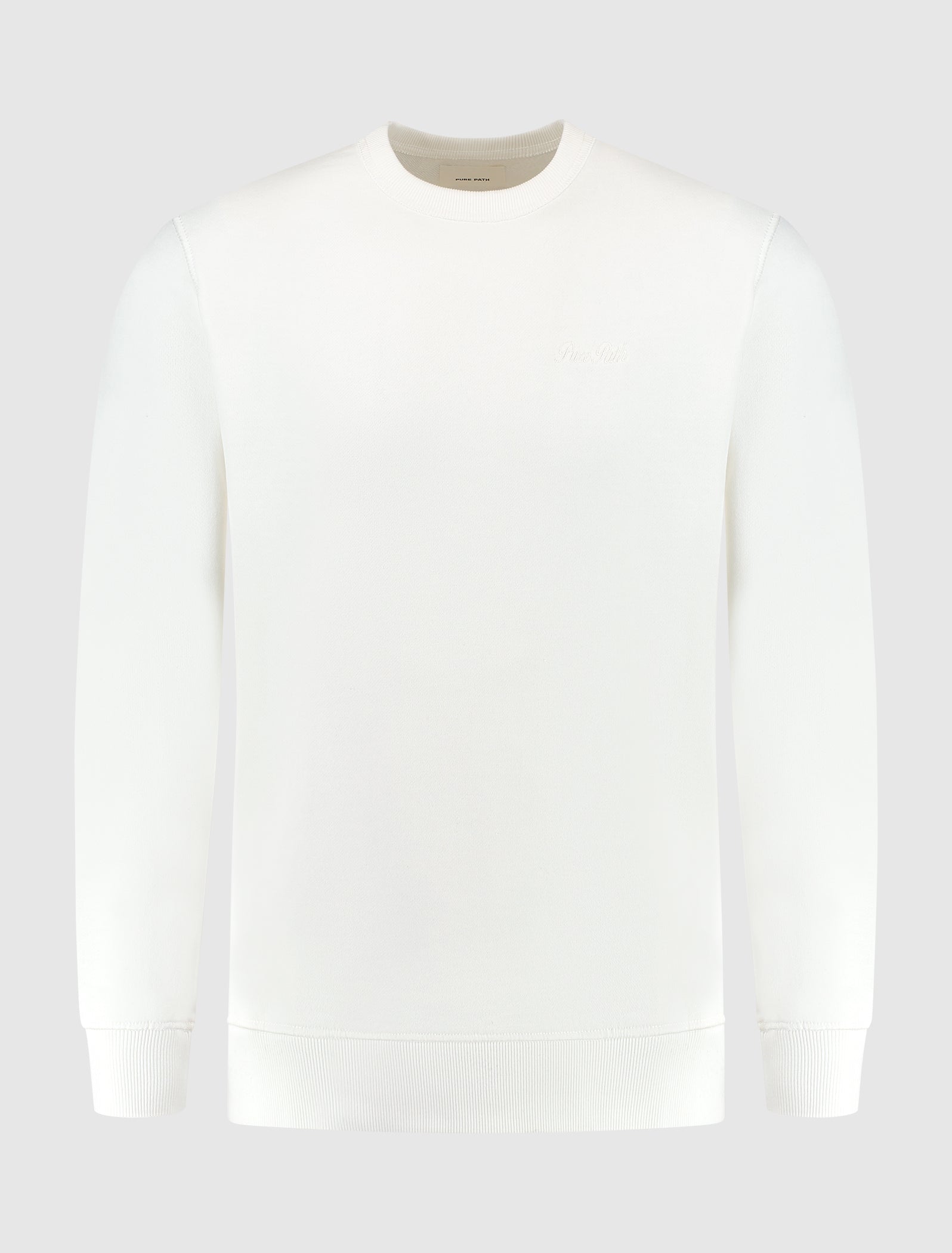 Tonal Embroidered Sweater | Off White