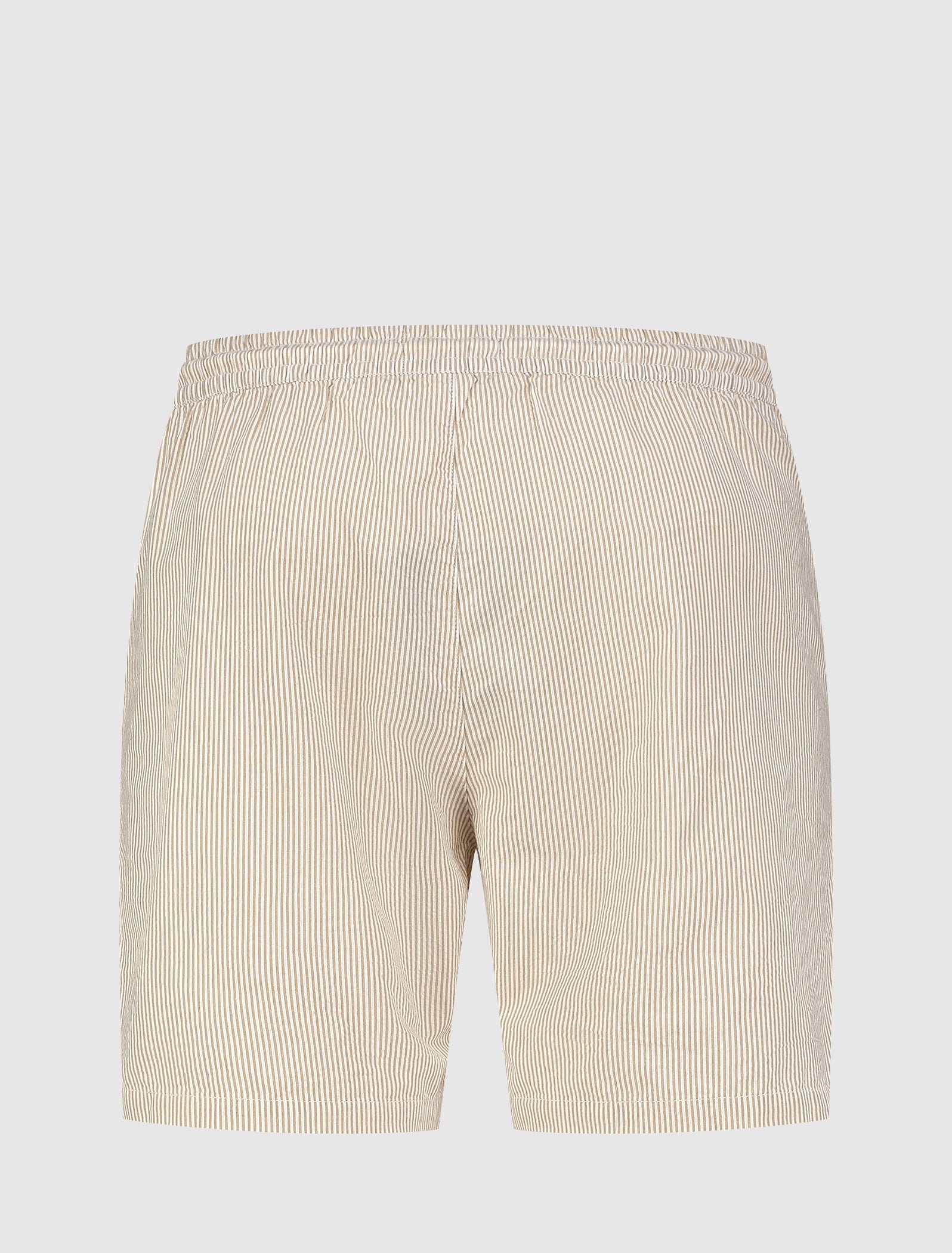 Pinstripe Shorts | Taupe