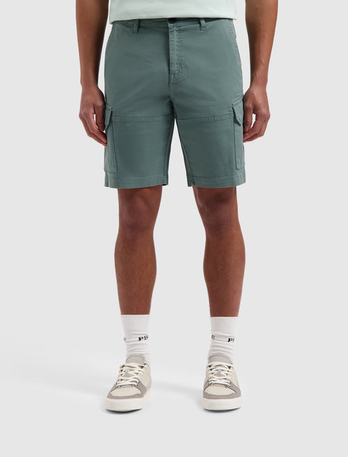 Garment Dye Cargo Shorts | Faded Green