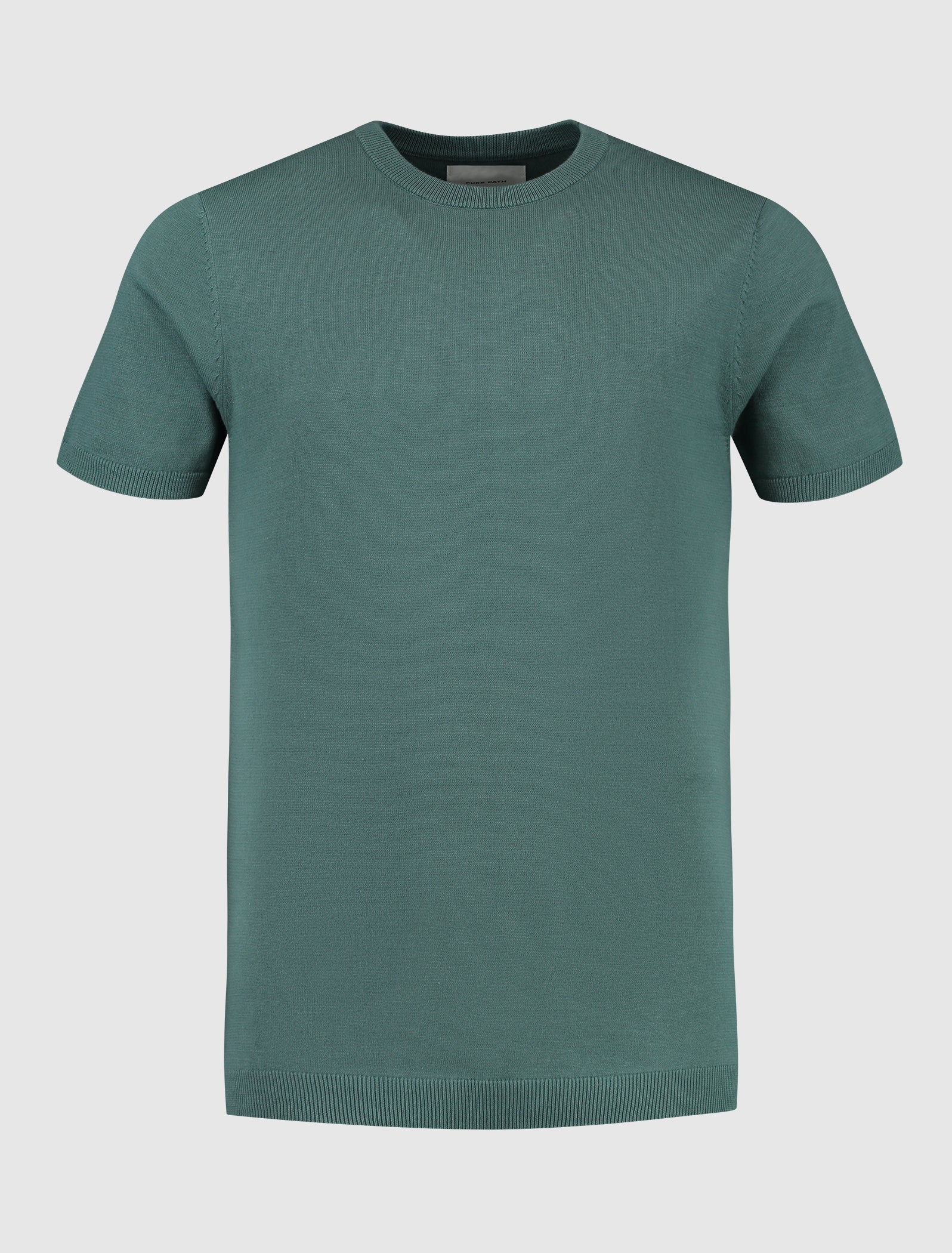Knitwear T-shirt | Faded Green