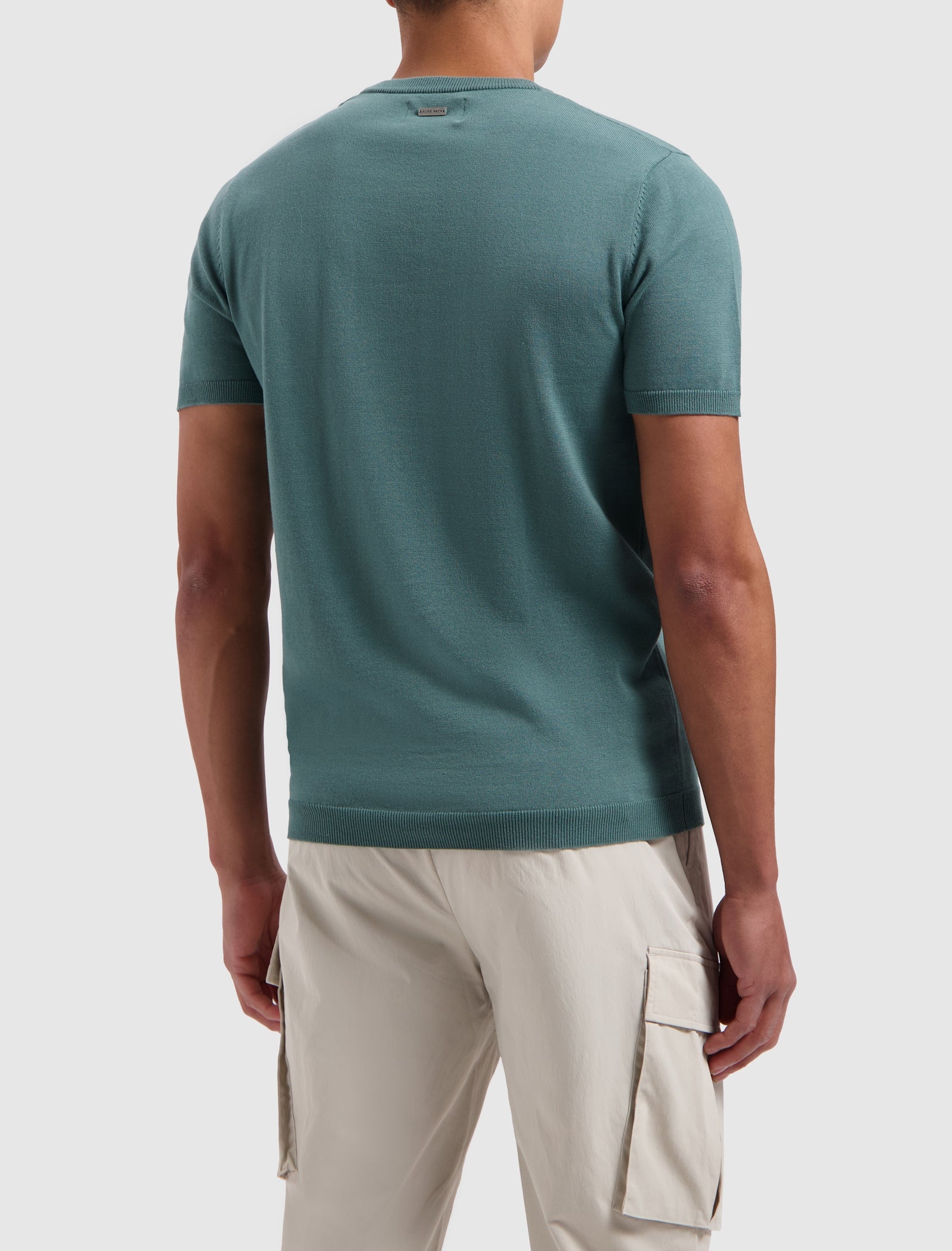 Knitwear T-shirt | Faded Green