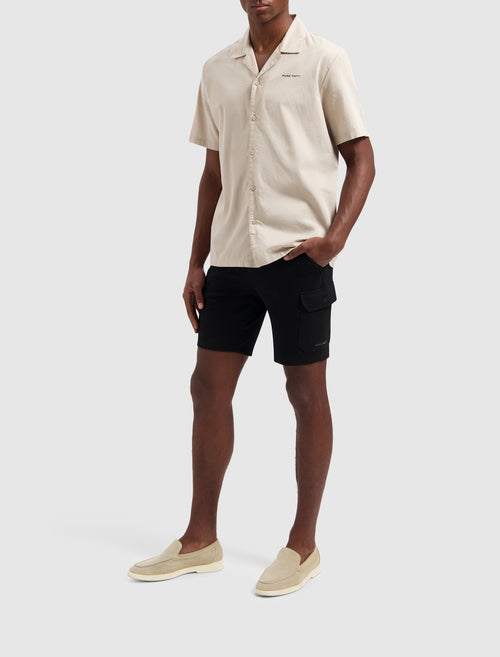 Wordmark Short Sleeve Shirt | Sand
