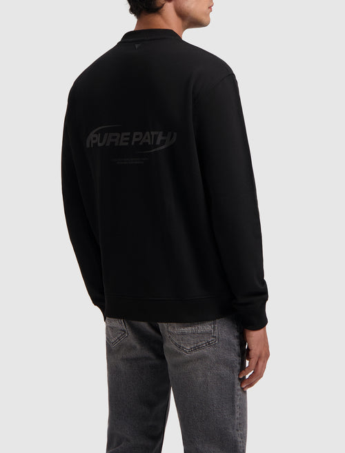 Cosmic Orbit Sweater | Black