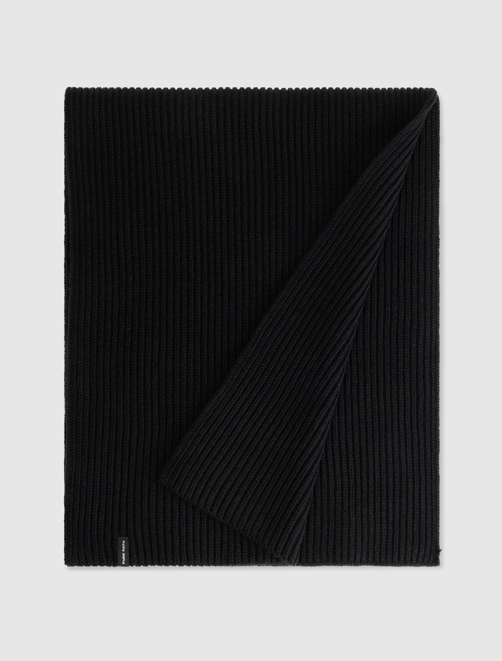 Ribbed Shawl | Black