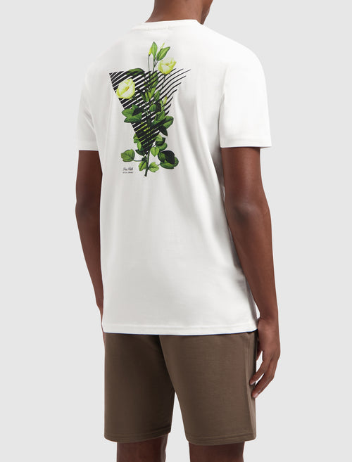 Floral Triangle T-shirt | Off White