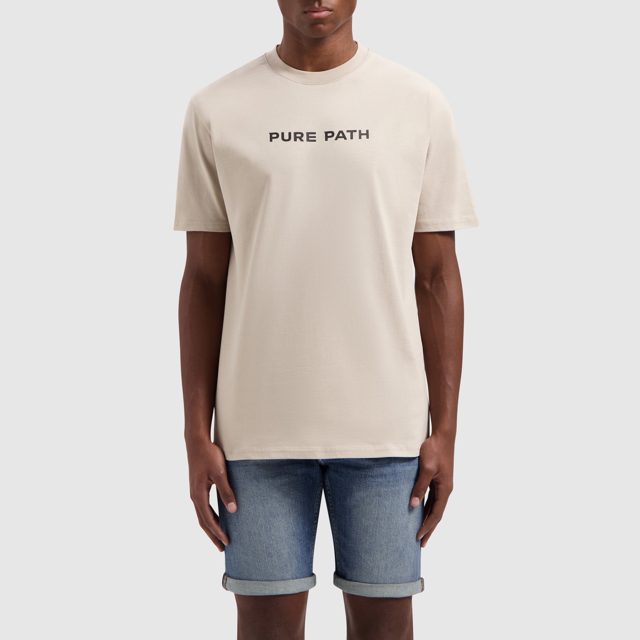 Wordmark T-shirt | Sand