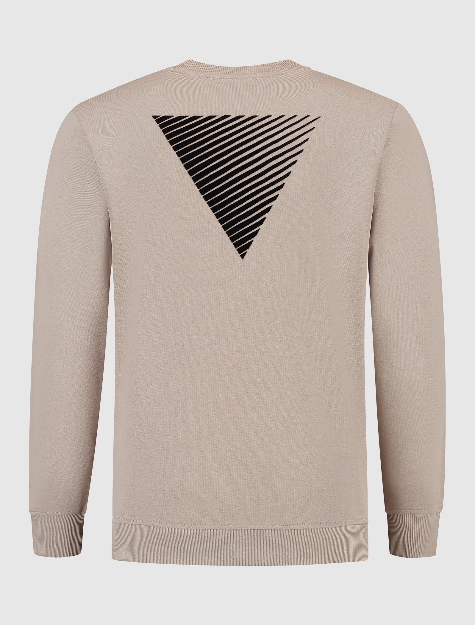Flock Logo Sweater | Taupe