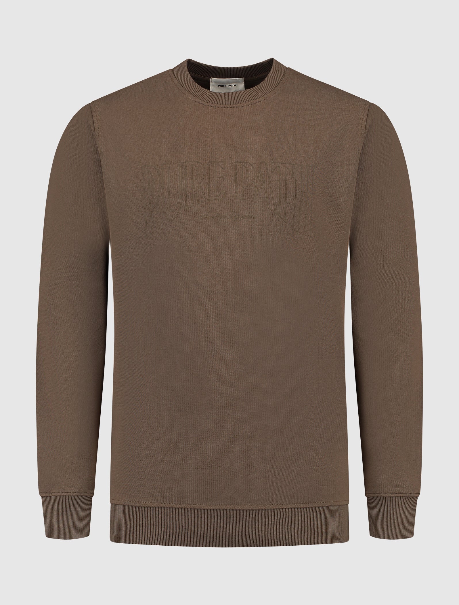 Outline Focus Sweater | Brown