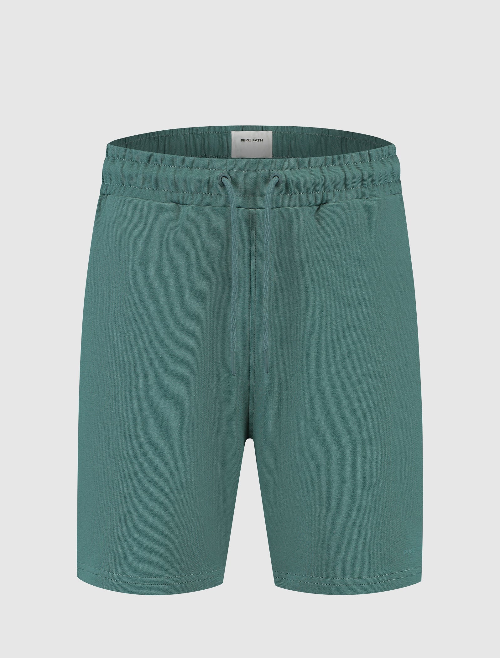 Tonal Logo Sweat Shorts | Faded Green