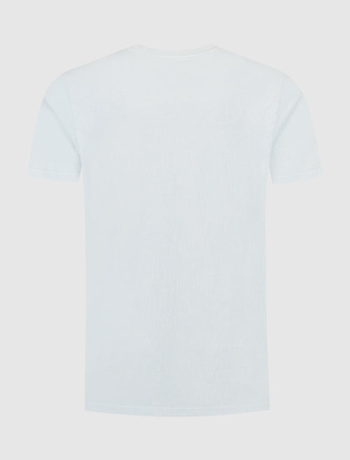 Acid Sideline Wordmark T-shirt | Light Blue